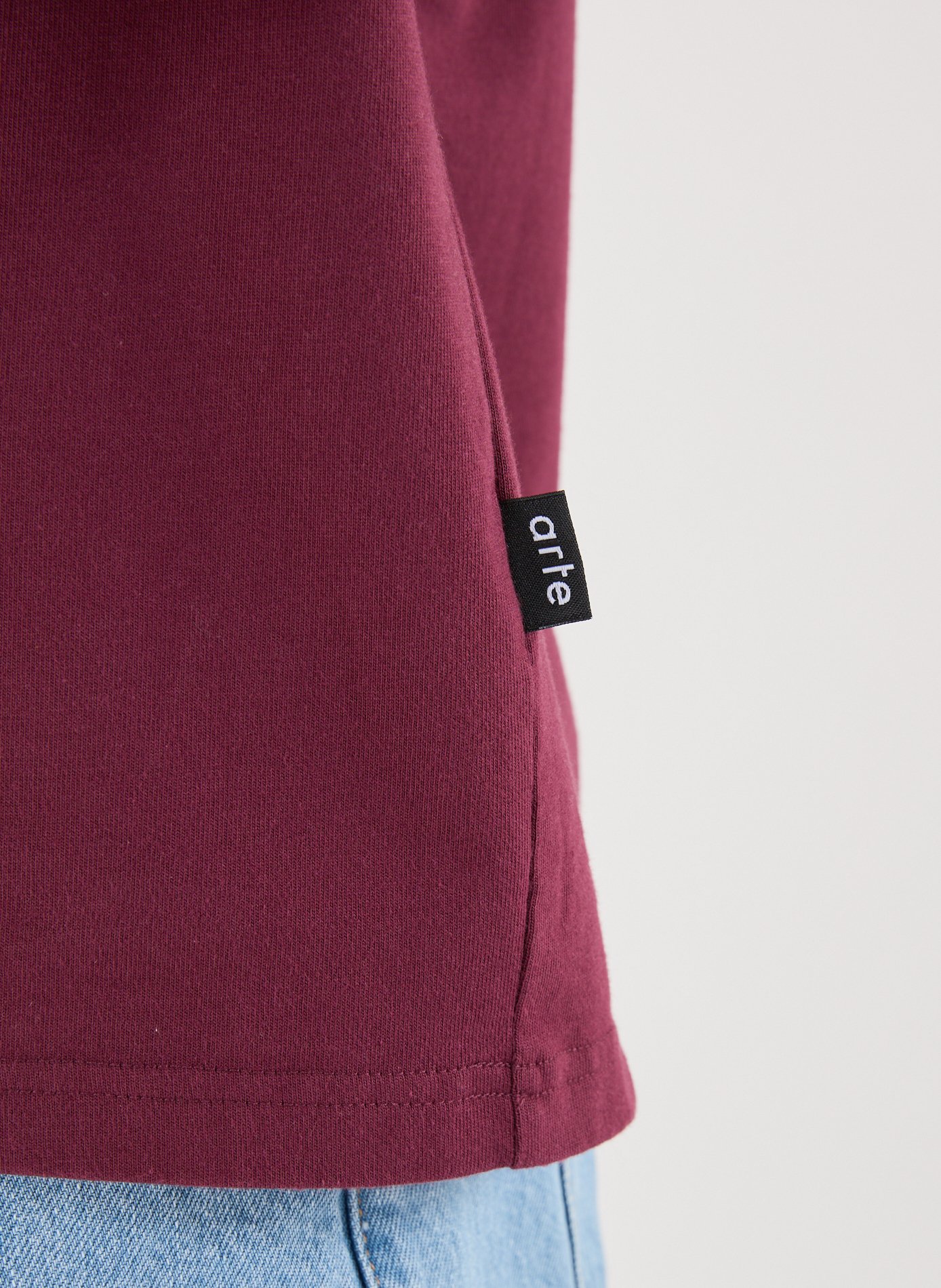 Biker-style cotton t-shirt ARTE ANTWERP Red