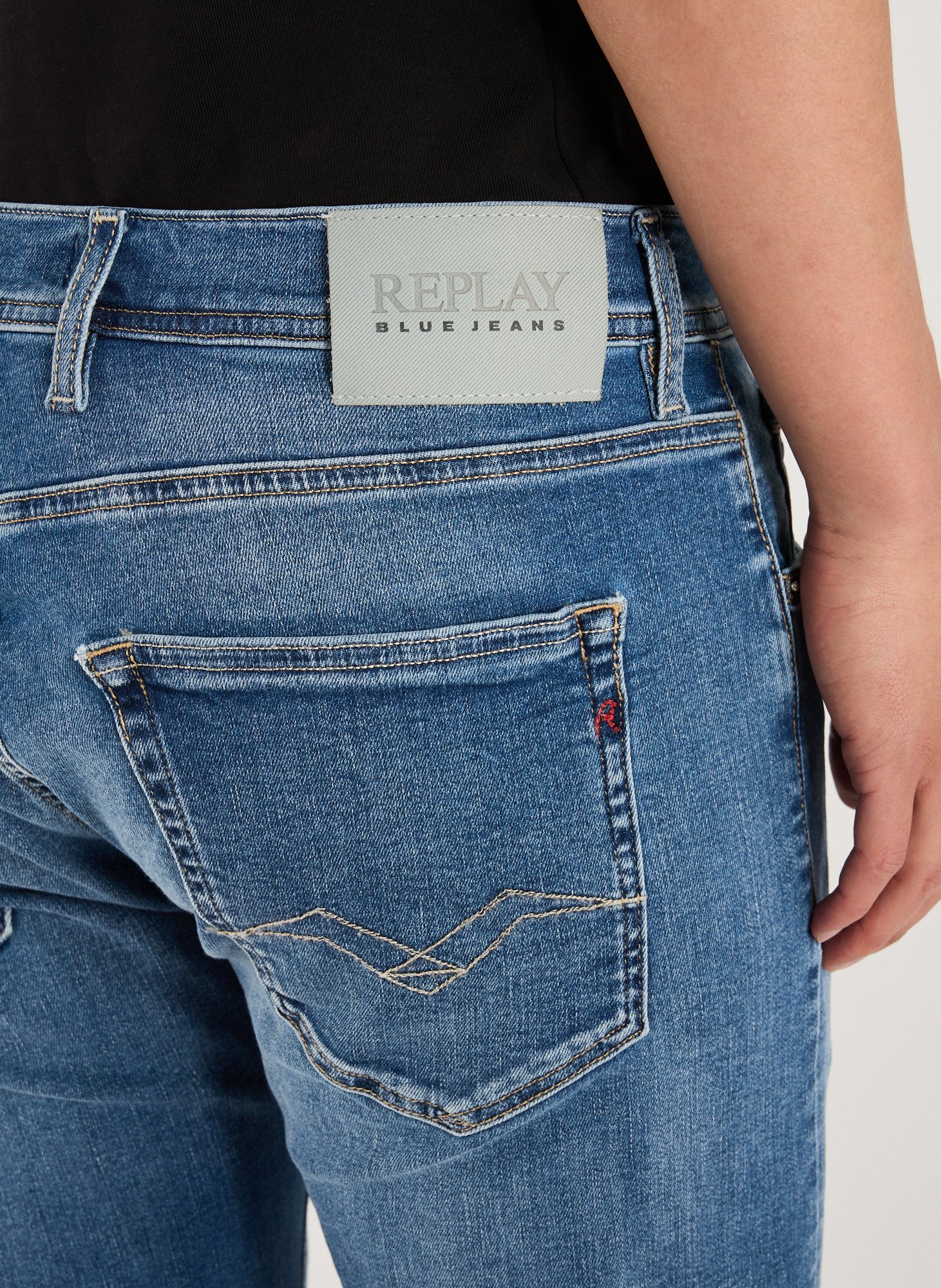 Jean droit Grover REPLAY Bleu