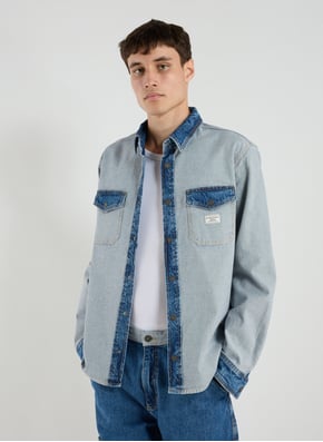 Chemise en jean en coton mélangé GUESS Chemise en jean en coton mélangé GUESS