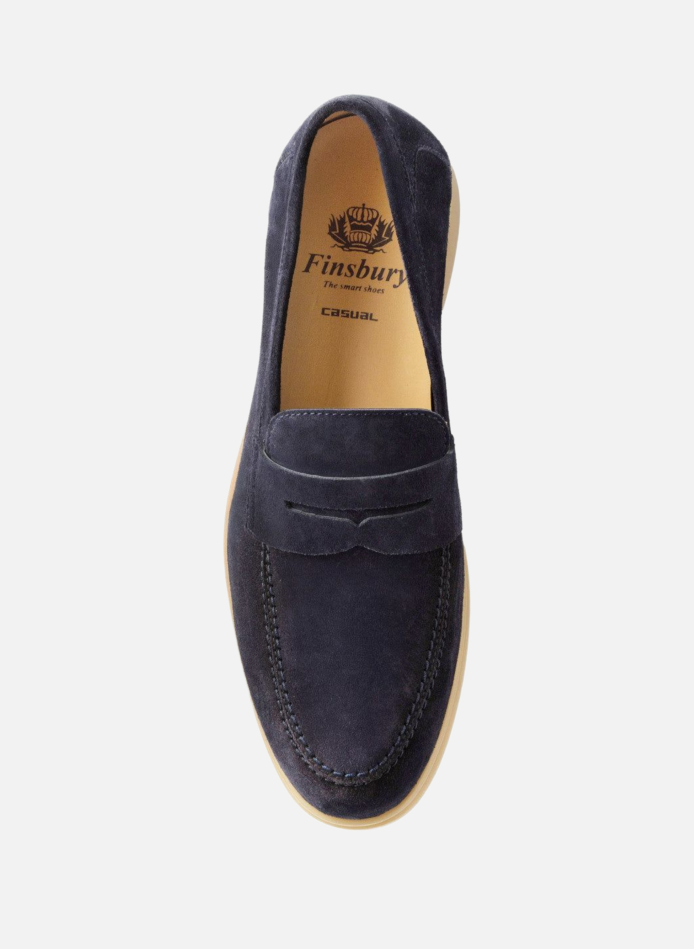 Mocassin portobello FINSBURY Bleu