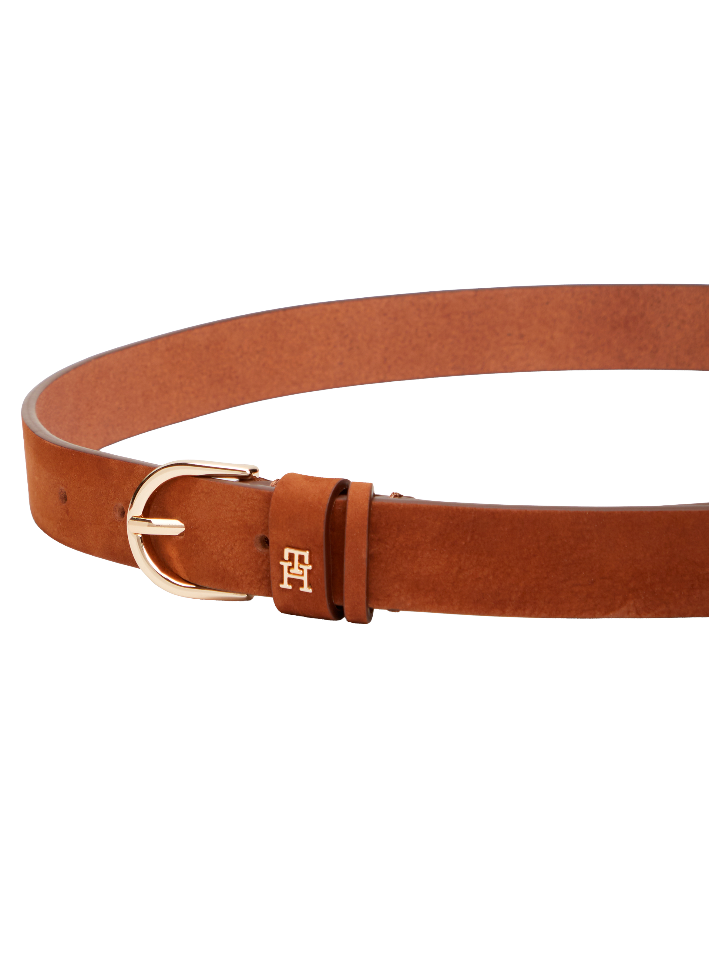 Ceinture en cuir suédé TOMMY HILFIGER Marron