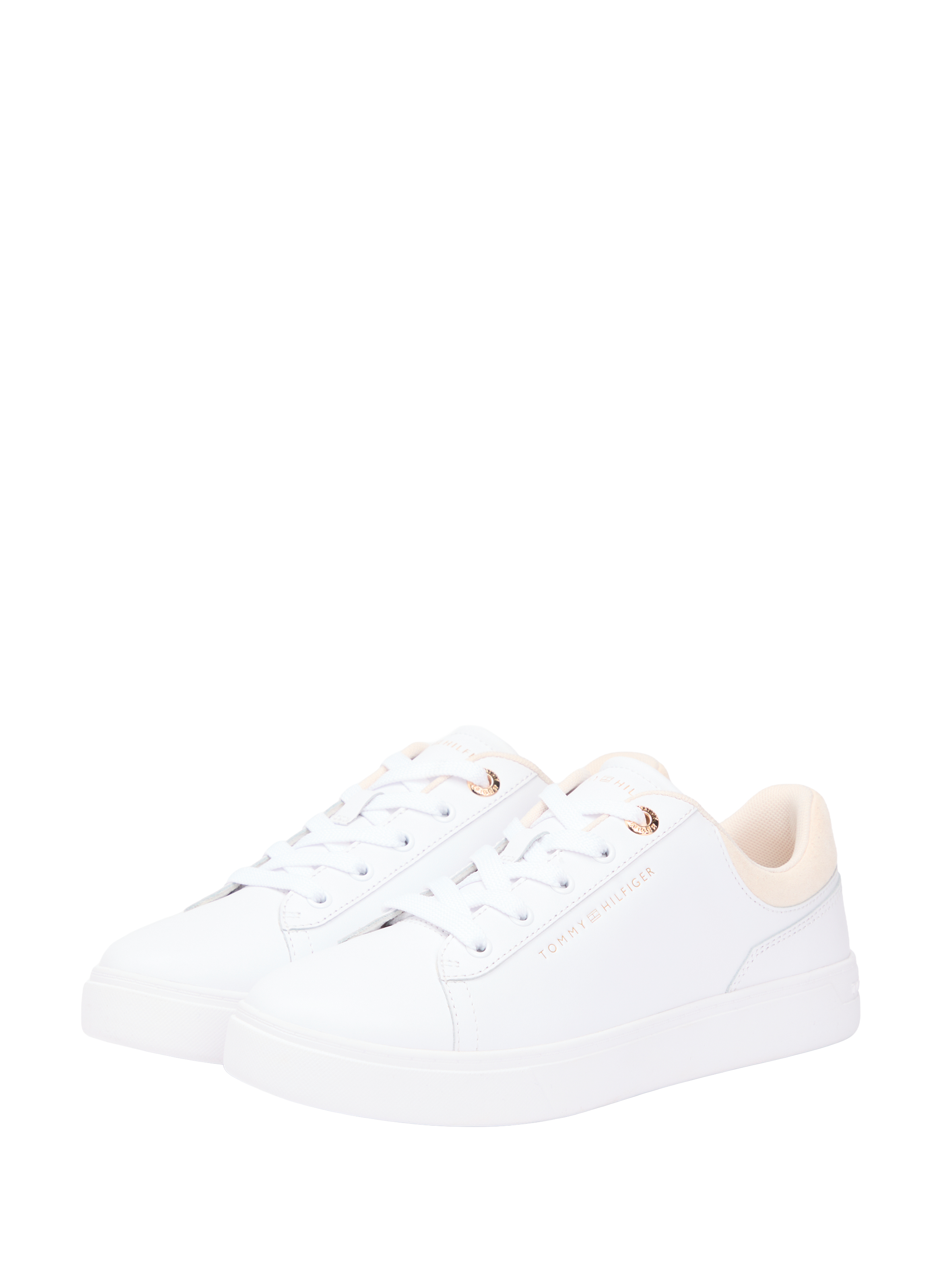 Low lace-up sneaker TOMMY HILFIGER White