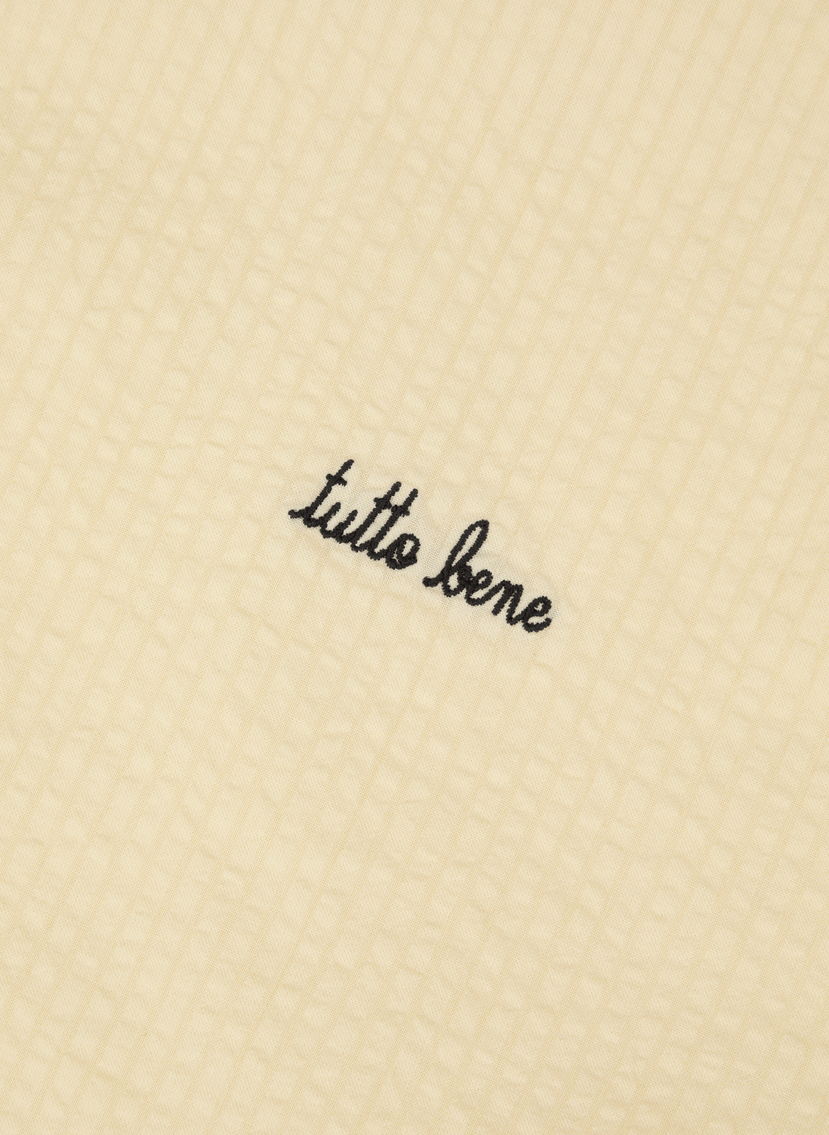 Chemise Malesherbes droite en gaze de coton MAISON LABICHE Jaune