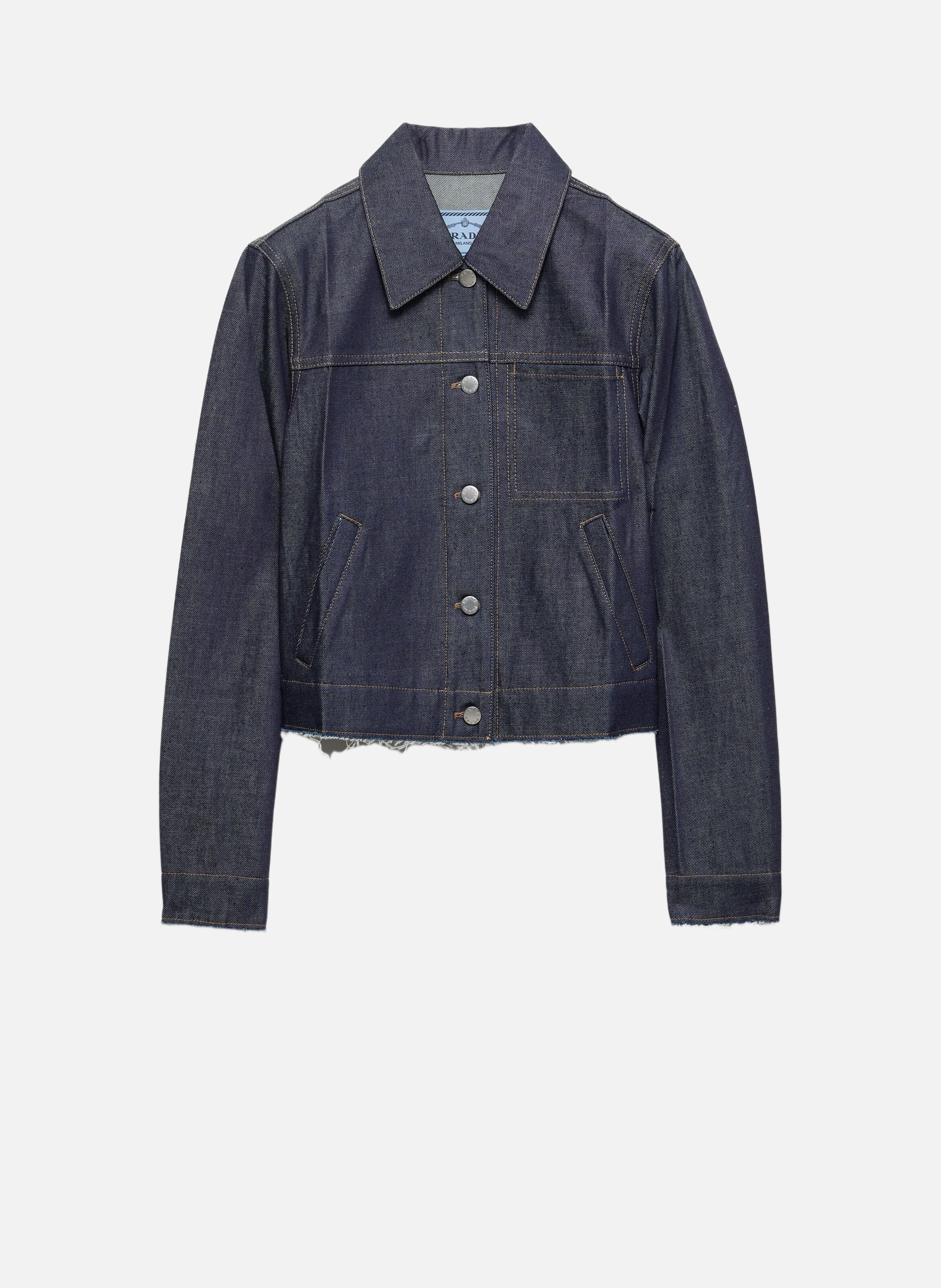 Veste en denim PRADA Bleu
