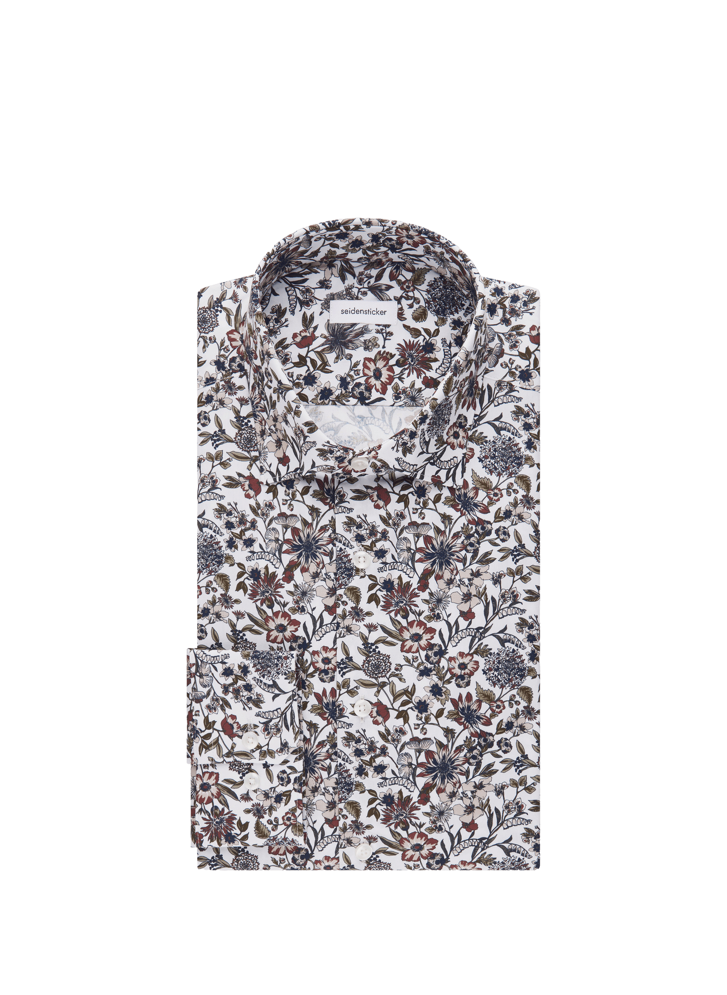 Chemise imprimée en coton SEIDENSTICKER Multicolore