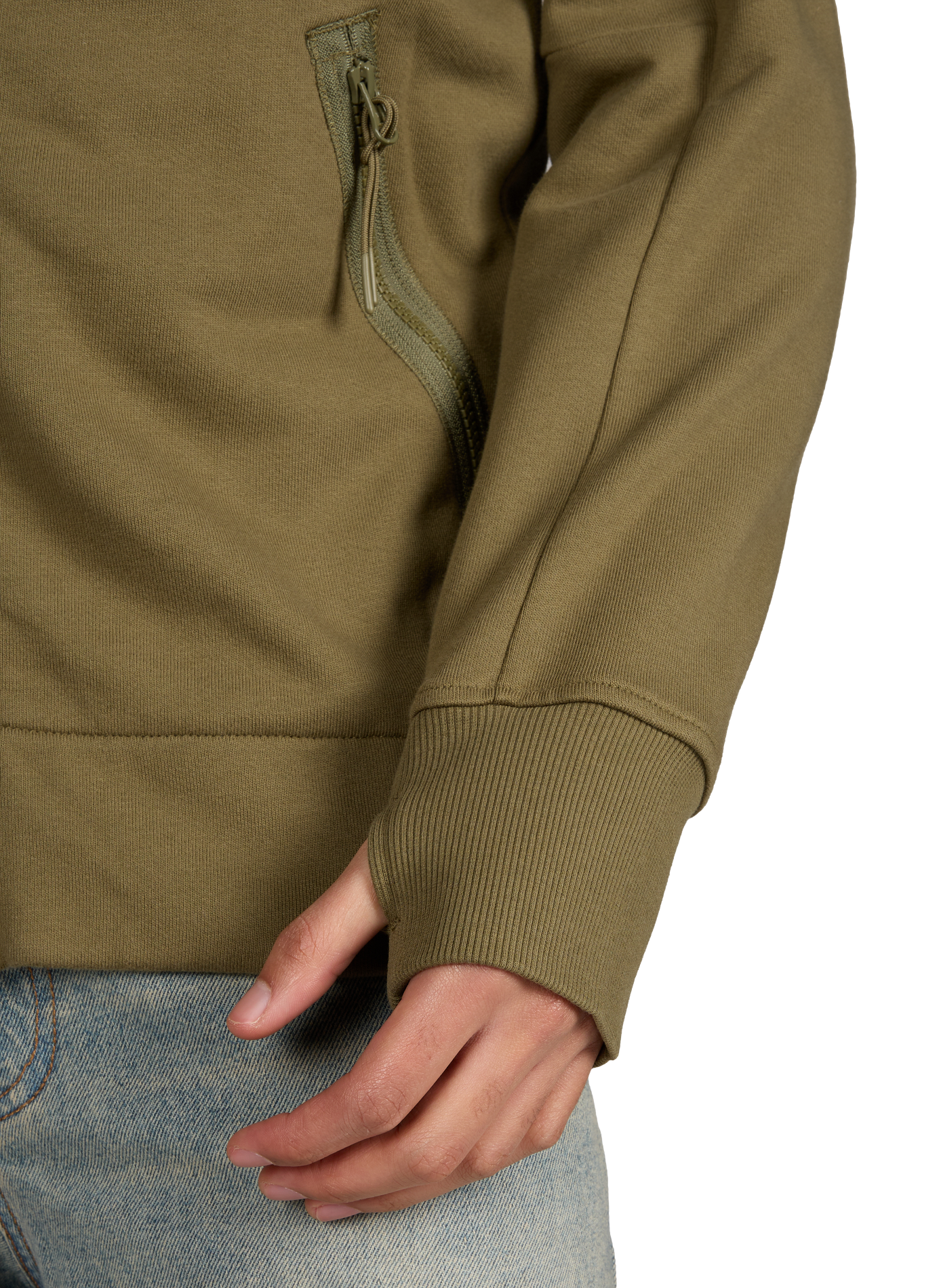 Sweatshirt en coton CP COMPANY Kaki