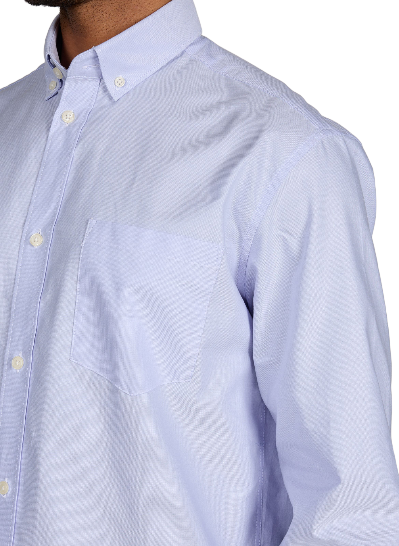 Straight Hox cotton shirt AU PRINTEMPS PARIS Blue