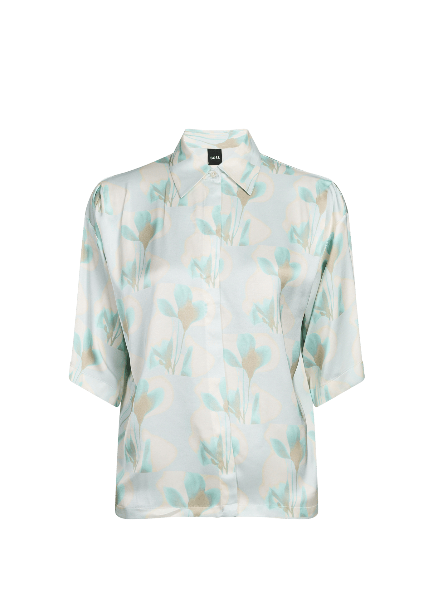 Camisa floral de manga corta BOSS Multicolor