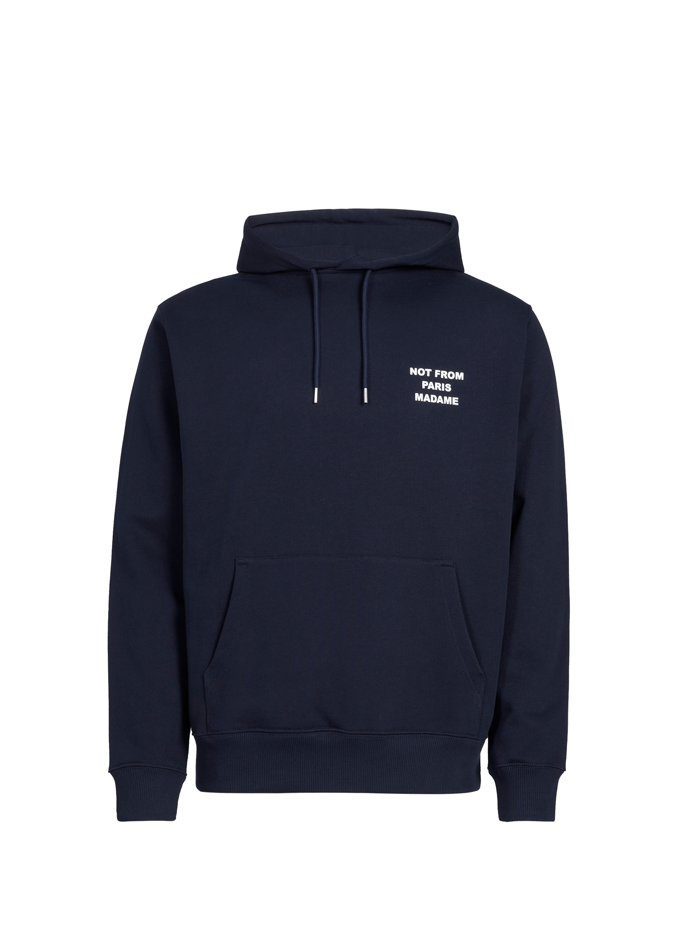 Cotton Hooded Sweatshirt DROLE DE MONSIEUR Blue