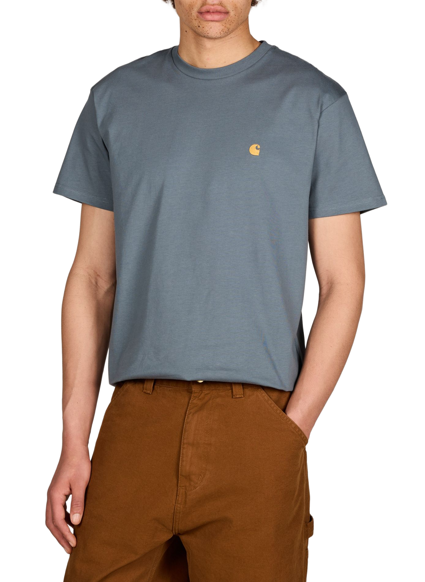 Maglietta a maniche corte in cotone CARHARTT WIP Blu