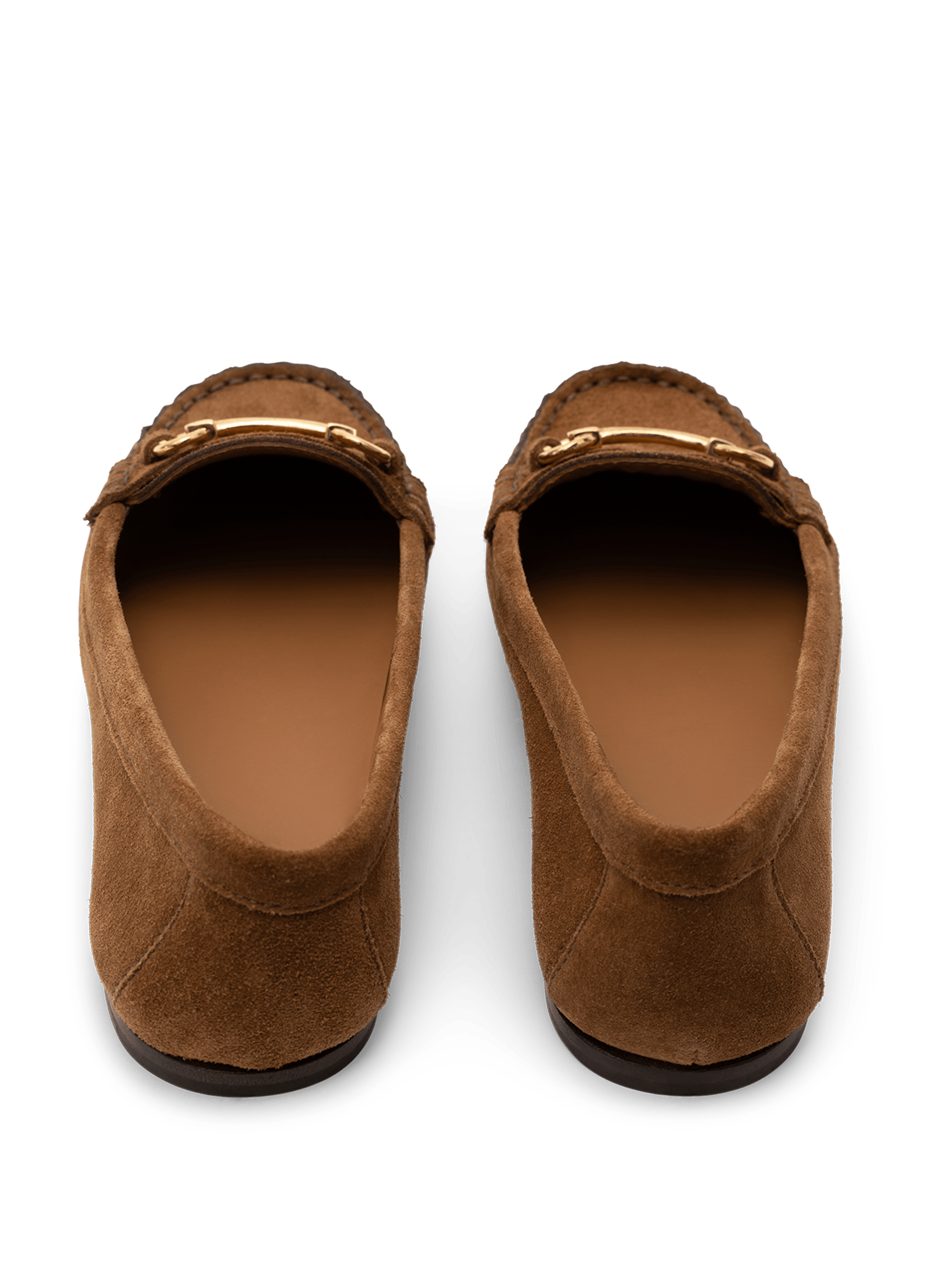 Mocassins guia en veau velours PARALLELE Marron