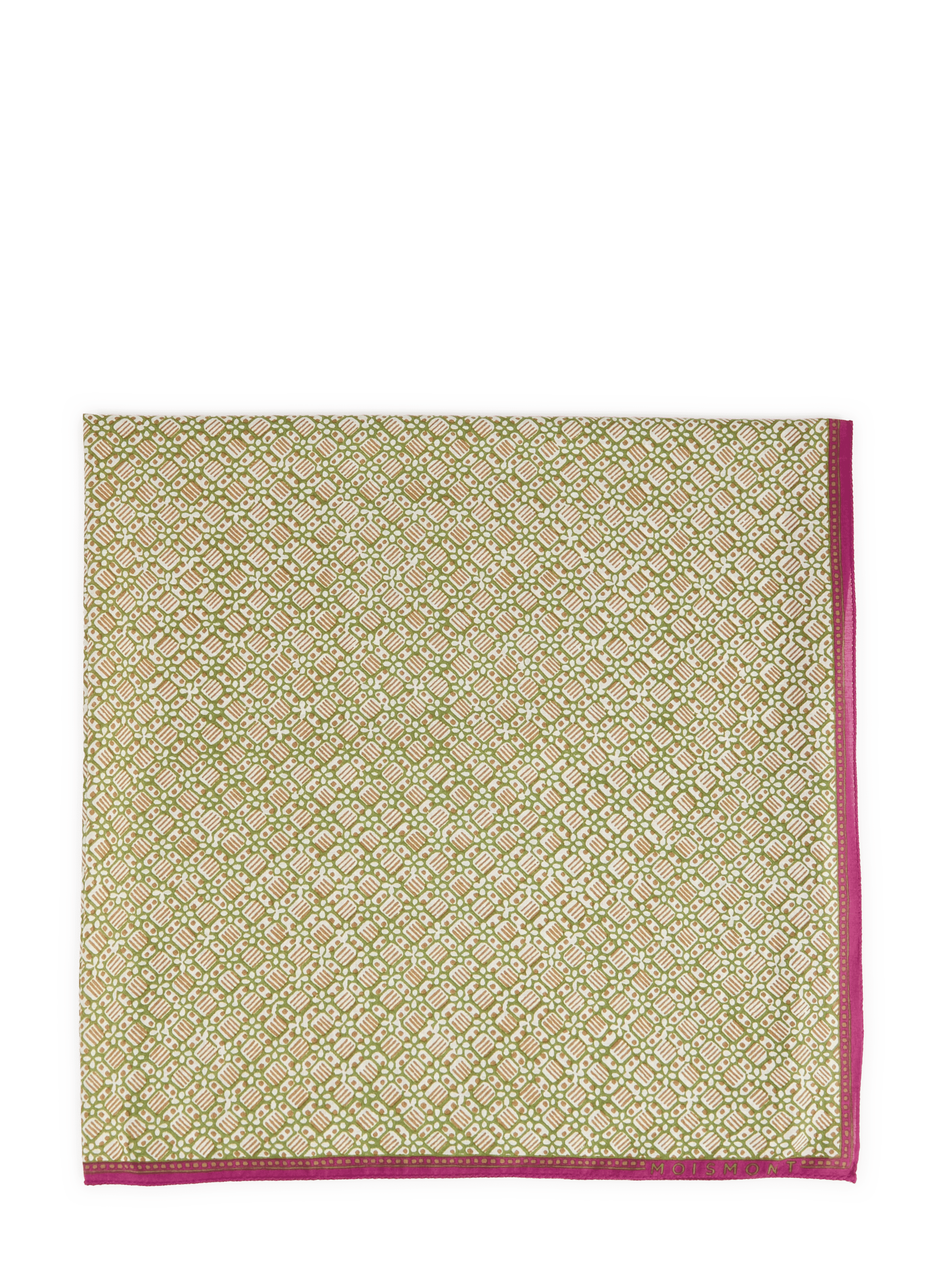 Foulard Colette en coton MOISMONT Vert