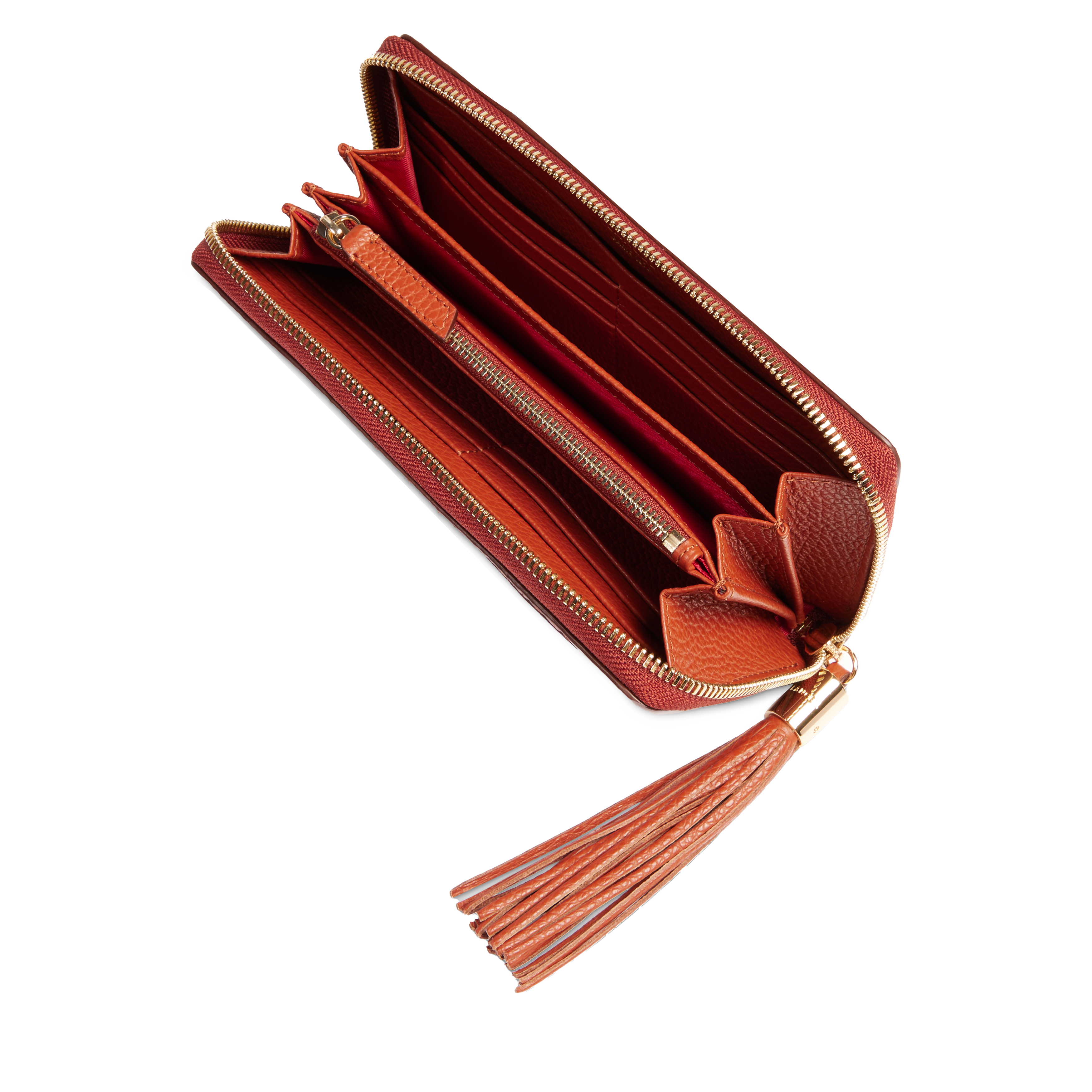 Portefeuille long zippé premier flirt de lancel en cuir LANCEL Marron