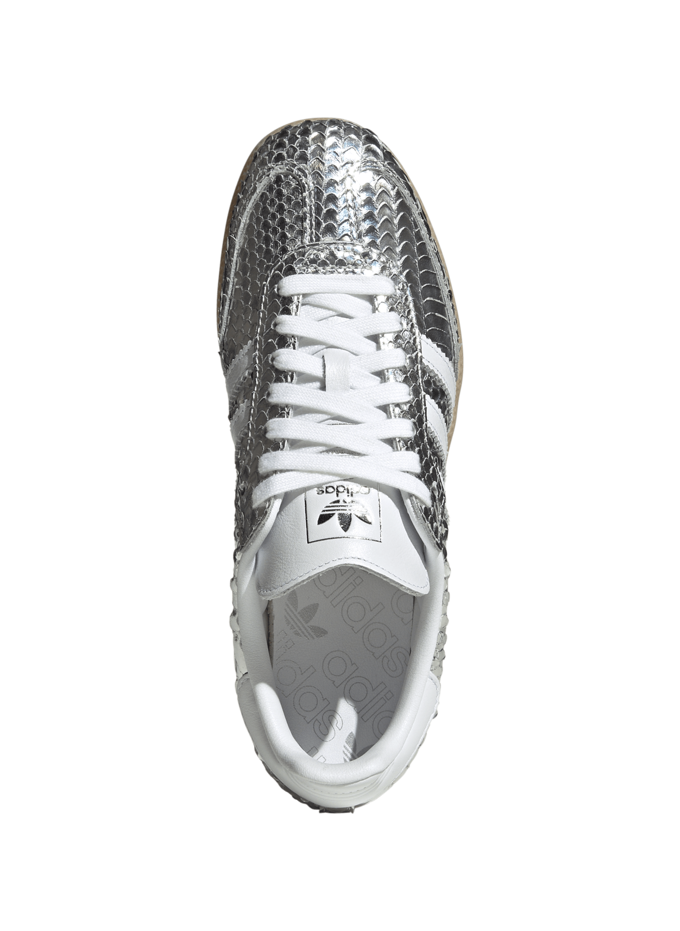 Baskets Samba OG Snakeskin en cuir mélangé ADIDAS Silver