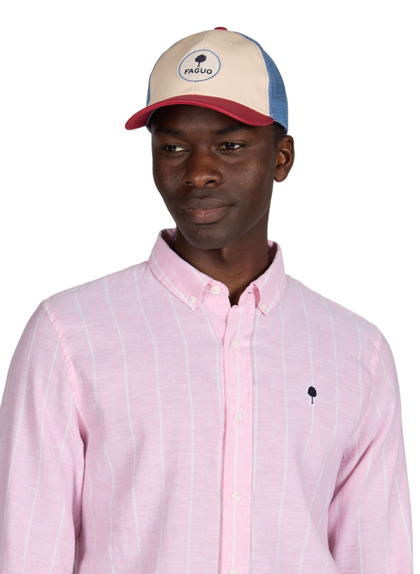Casquette Trucker en coton recyclé FAGUO Multicolore