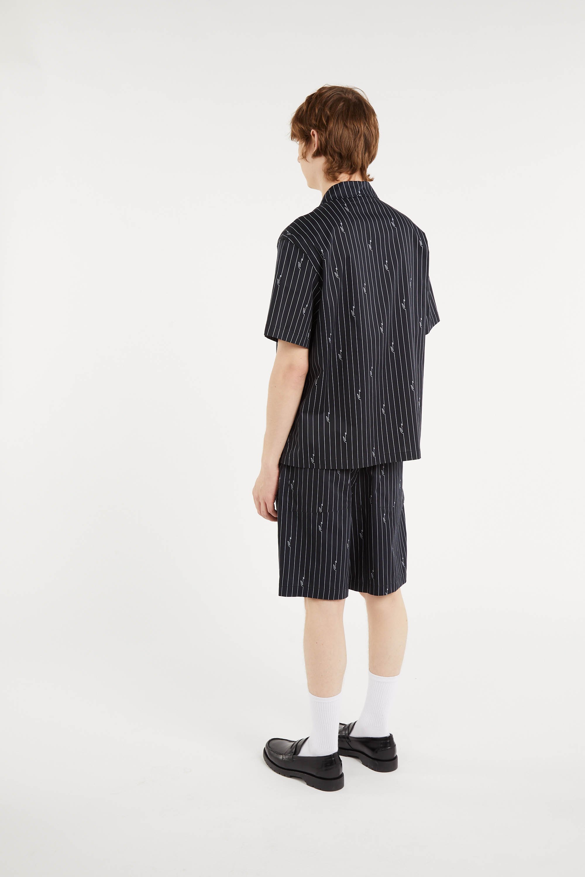 Chemise chemise casual manches co LACOSTE Bleu