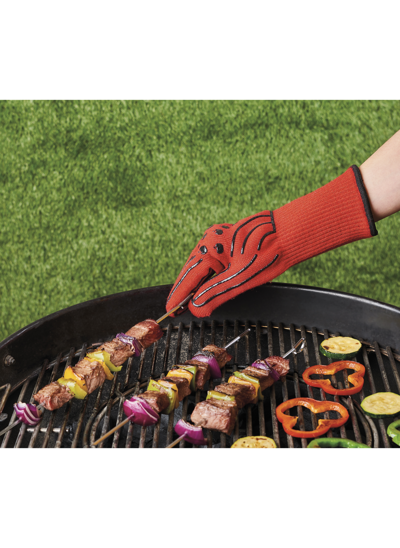 Hitzeschutzhandschuh für Grill oder Ofen MASTRAD Rot