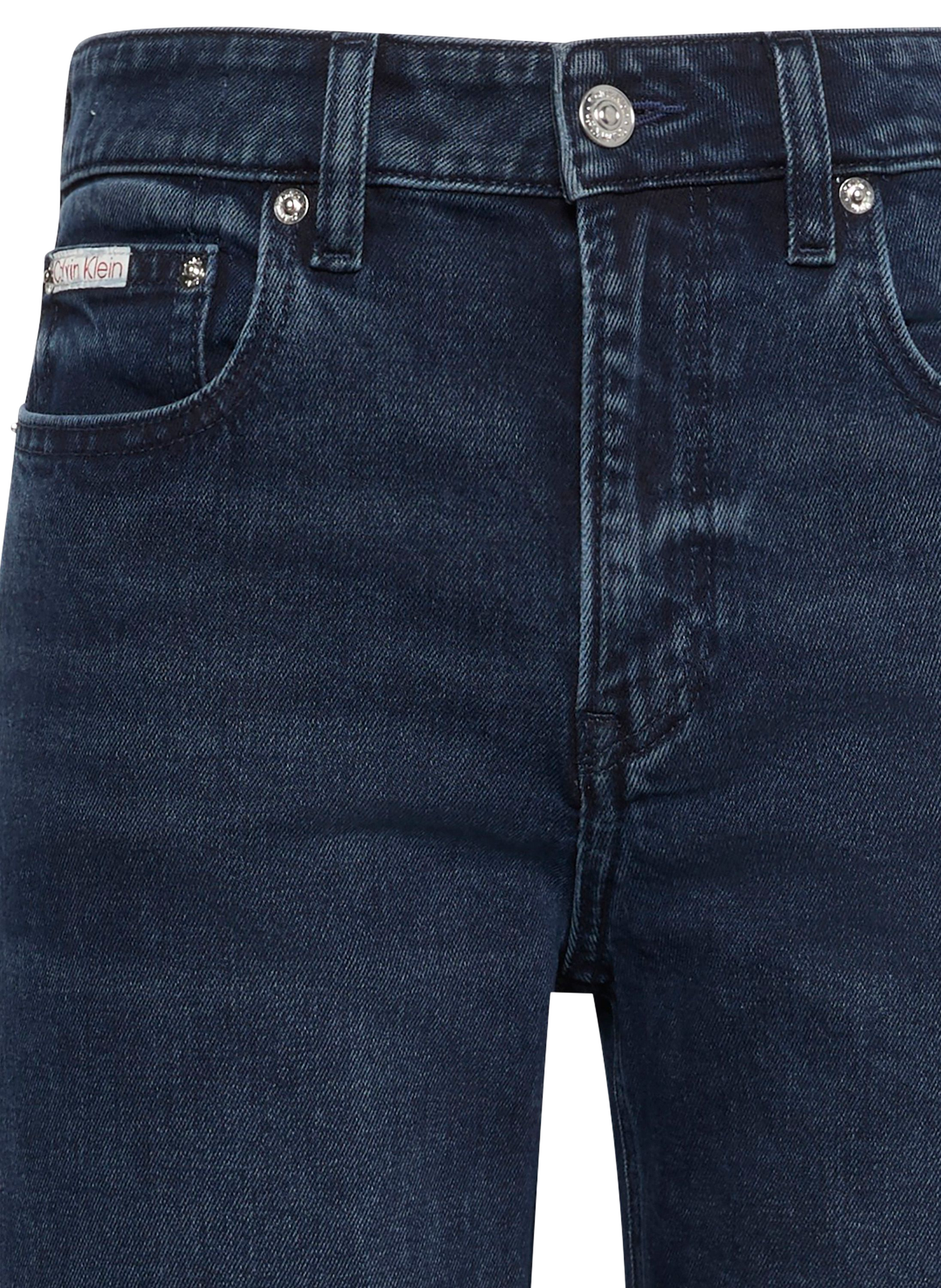 Gerade geschnittene Jeans aus Baumwollmischung CALVIN KLEIN Blau