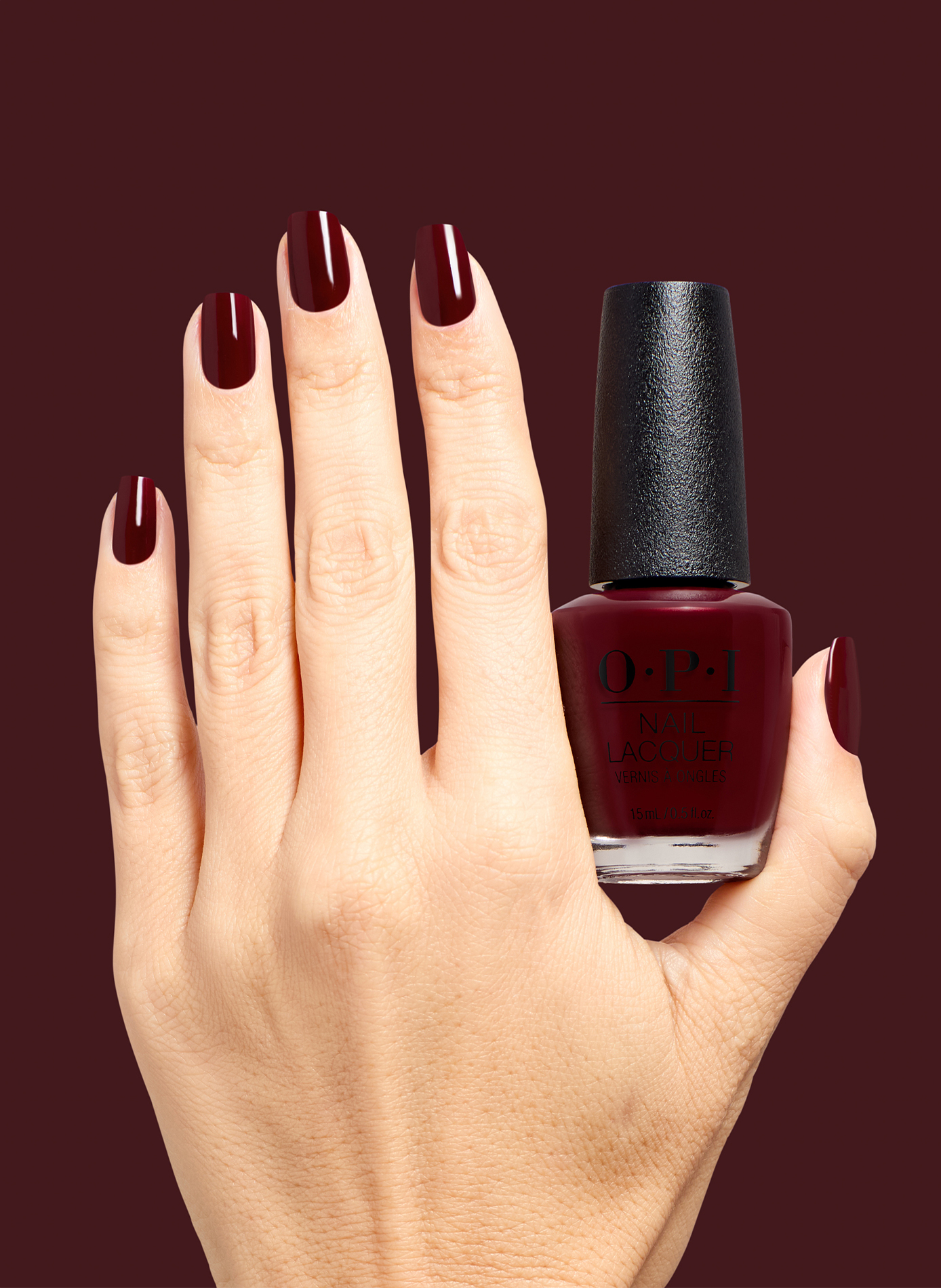 Vampire State Building - Nail Lacquer OPI Rouge foncé