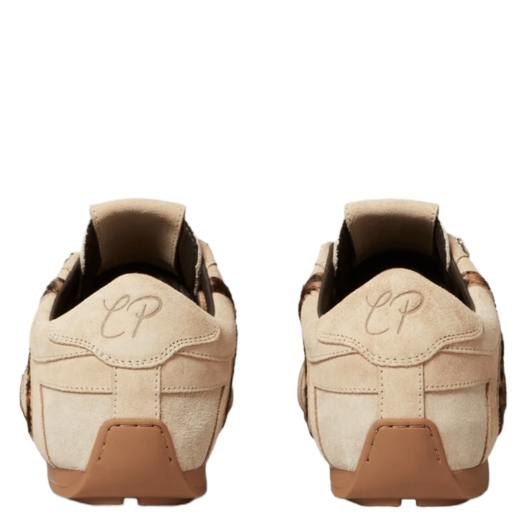 Baskets basses en cuir adriano CLAUDIE PIERLOT Beige