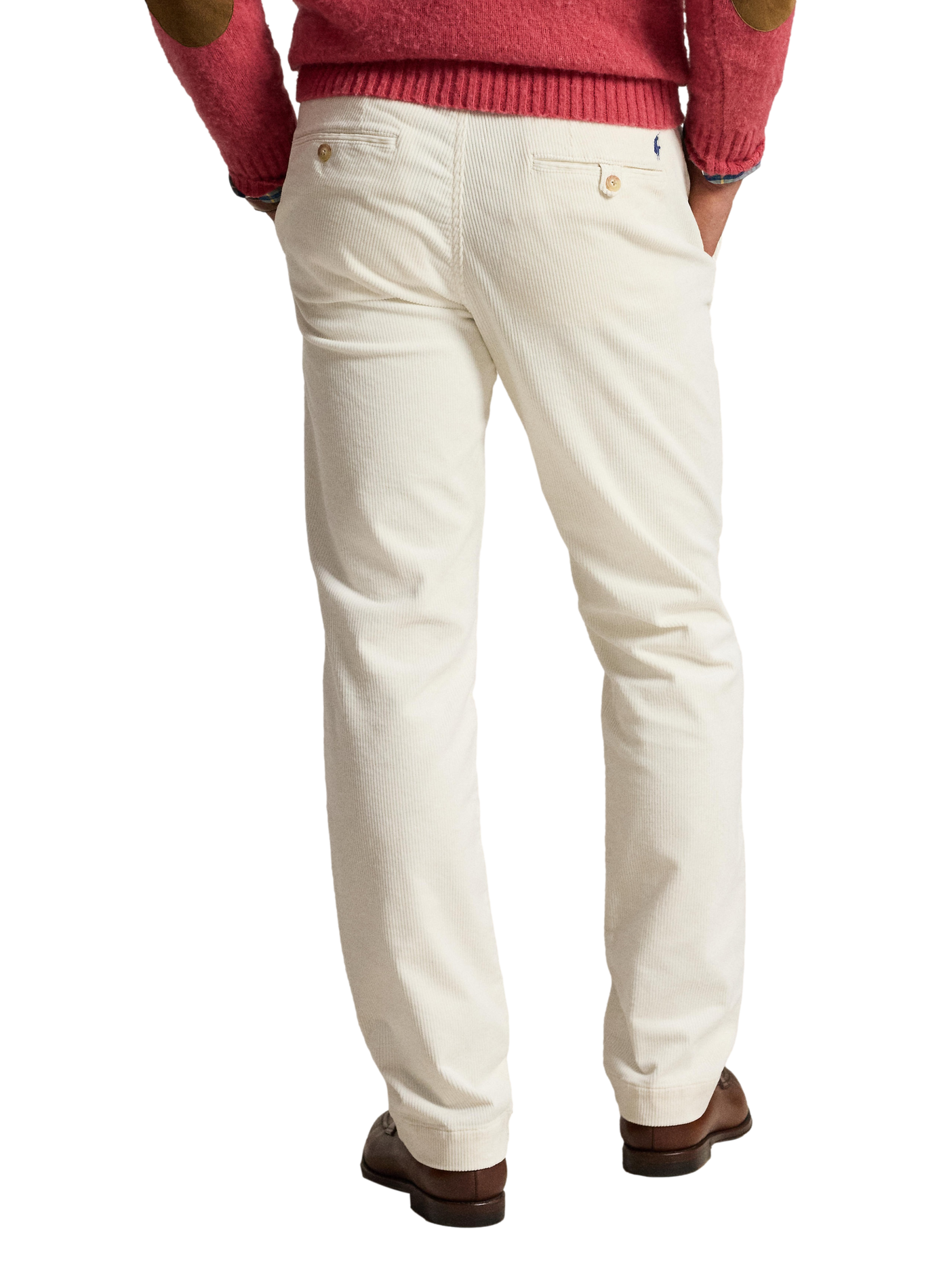 Rechte corduroy broek | Wit POLO RALPH LAUREN Heren