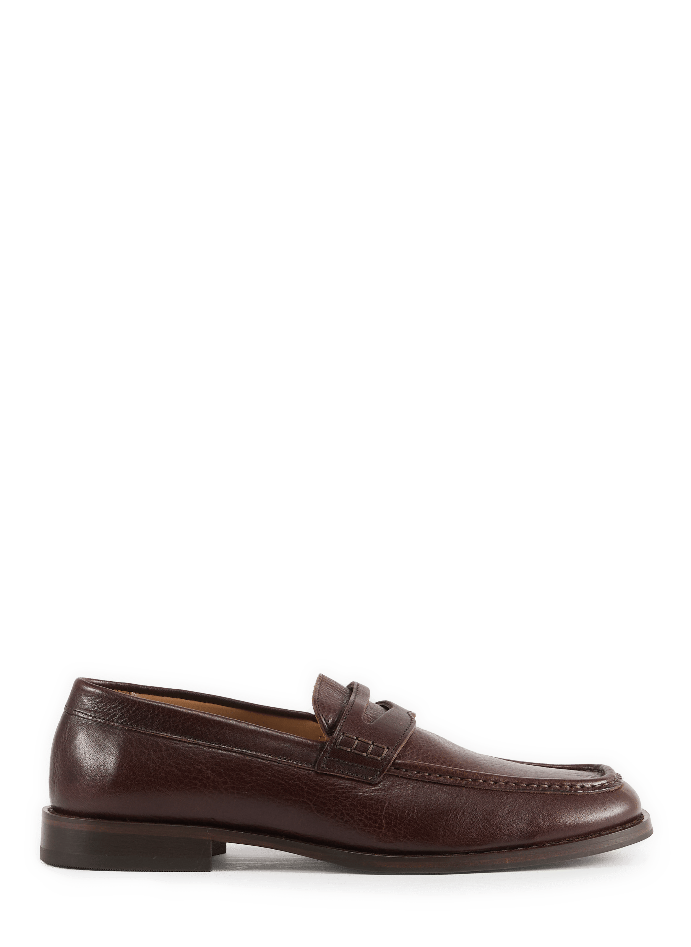 Leather loafers OUR LEGACY Brown