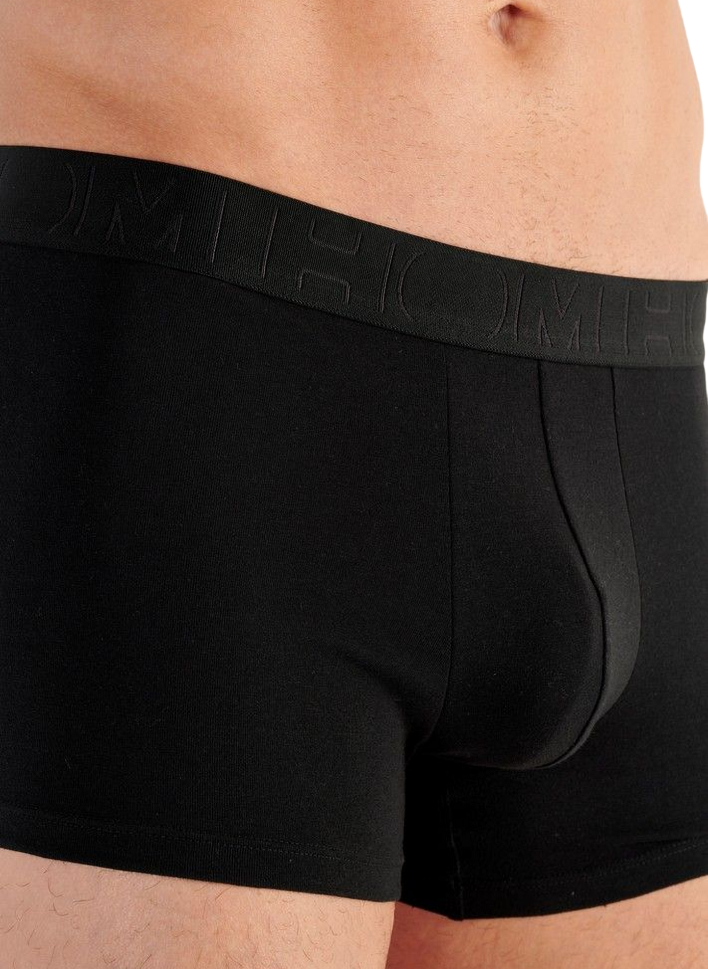 Set of 3 mixed cotton boxers HOM Black