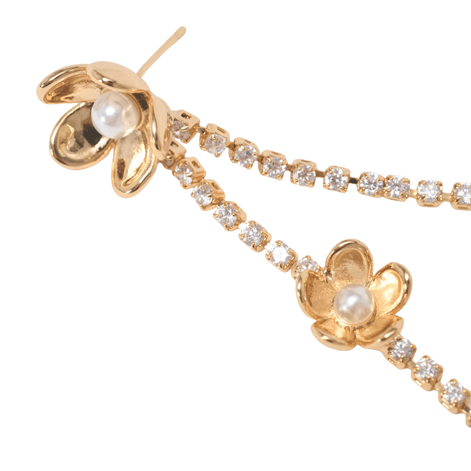 Boucles d'oreilles en laiton MAJE Doré