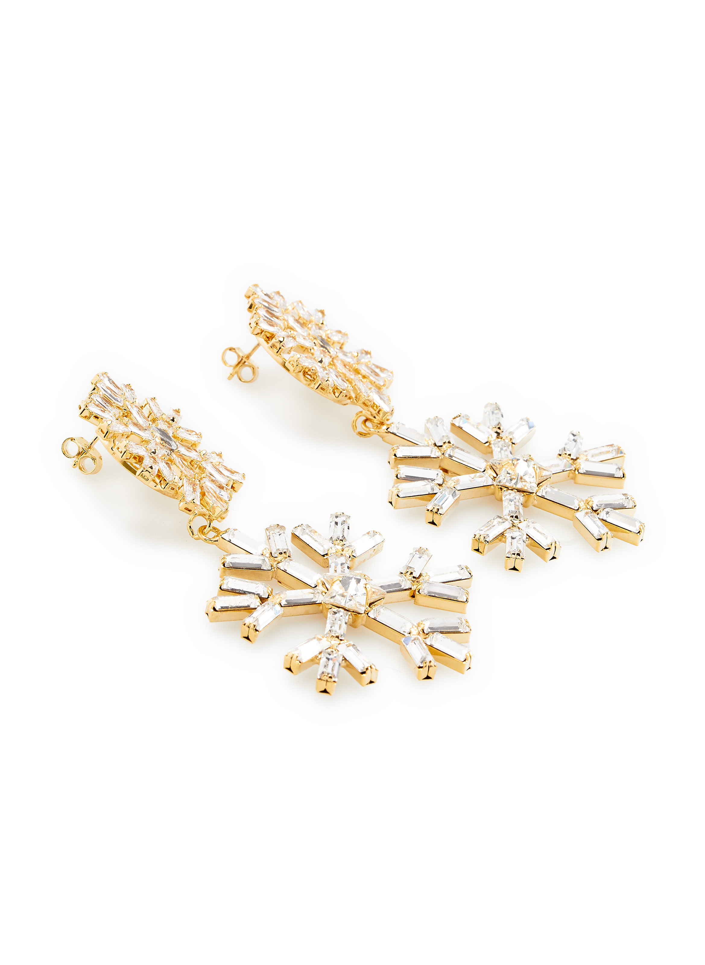 Boucles d'oreille flocon de neige