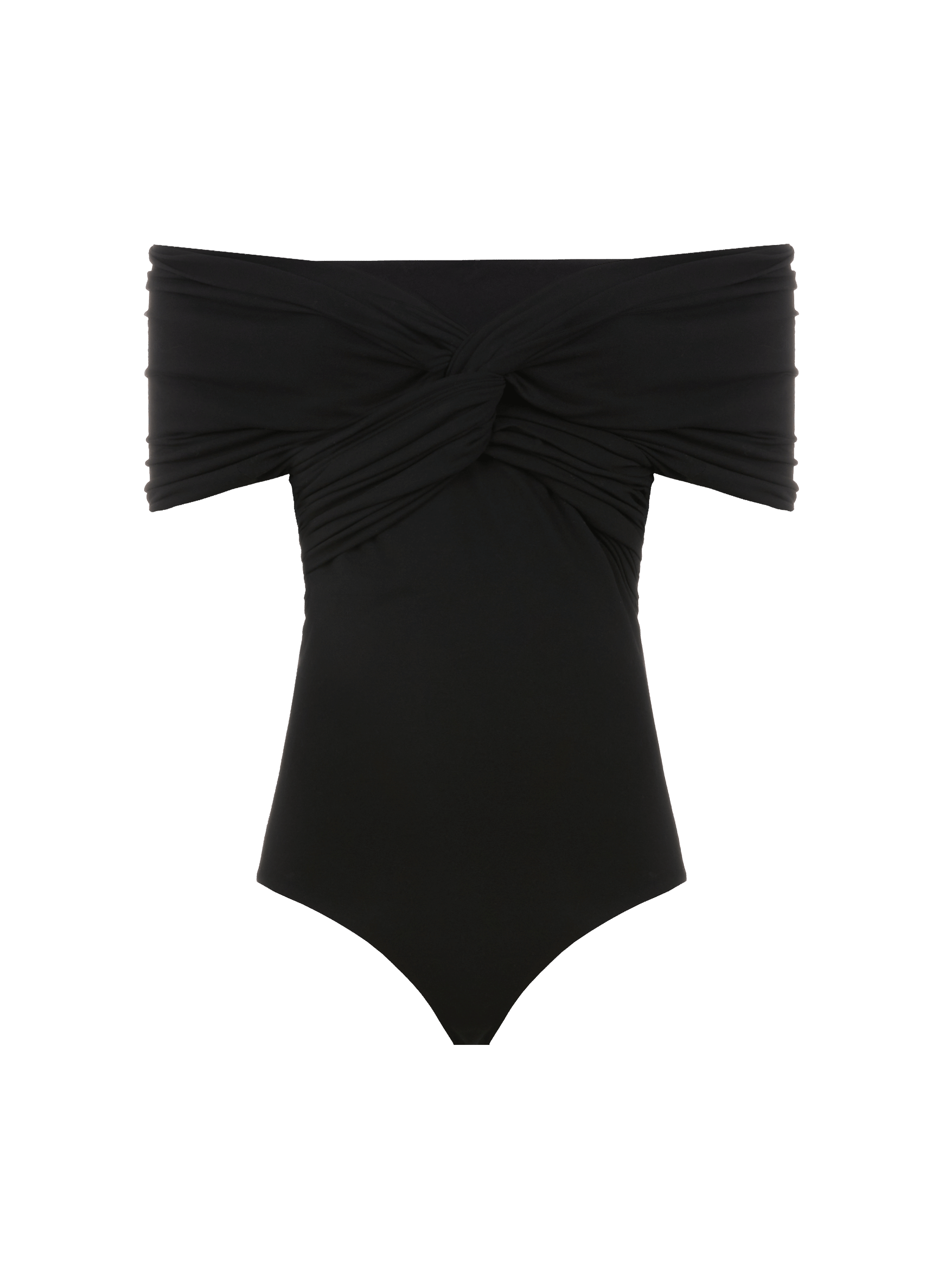 Body à détail torsadé en coton stretch