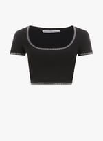 Top court avec strass | ALEXANDER WANG