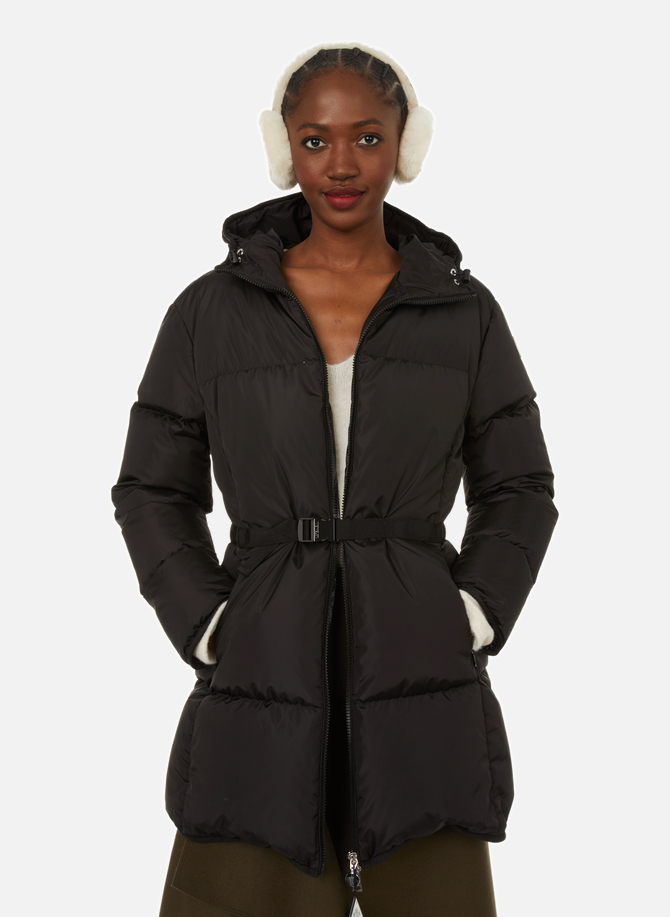 MONCLER quilted mid-length down jacket