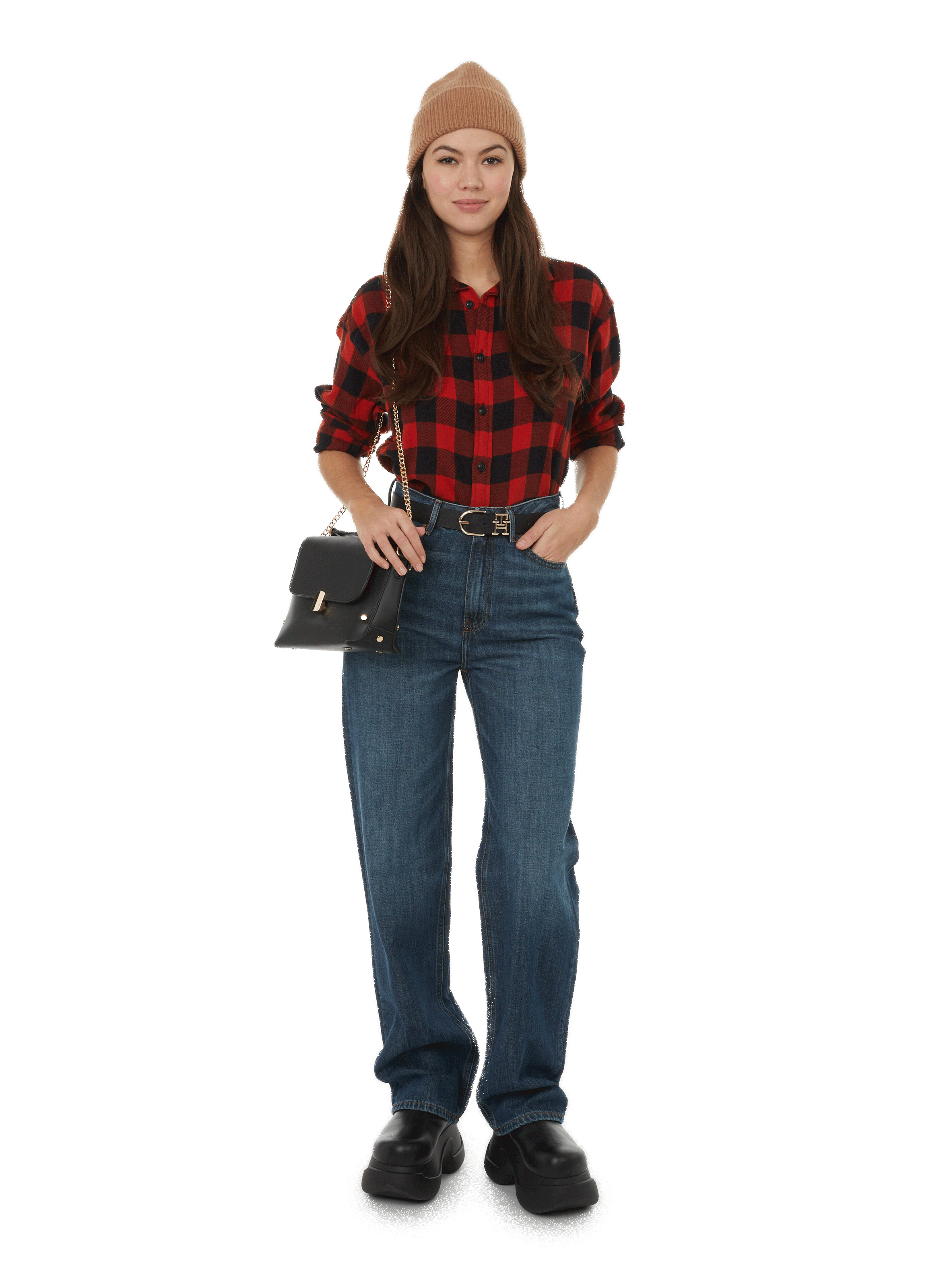 Shoulder bag AU PRINTEMPS PARIS Black