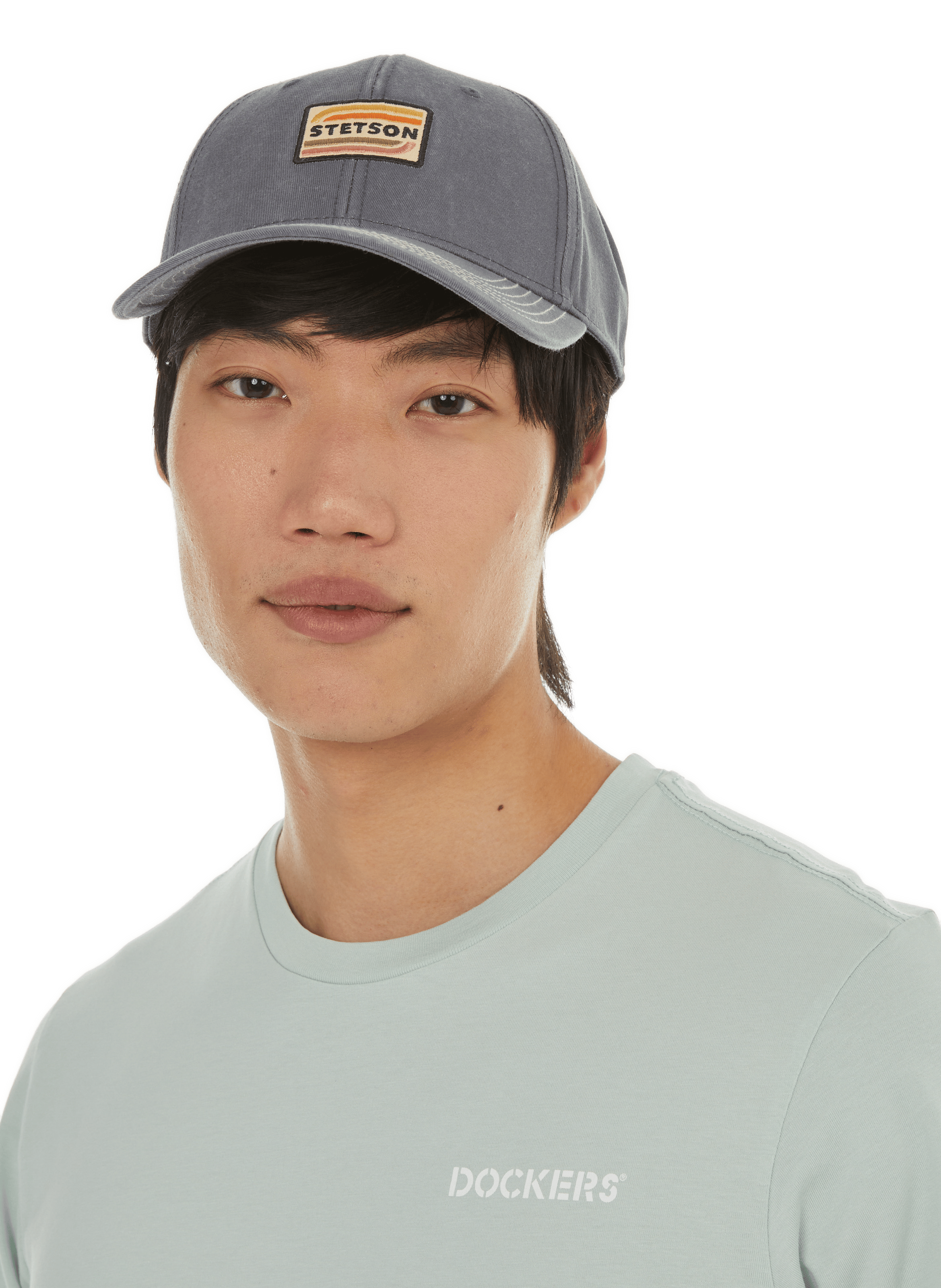 Cotton cap STETSON Grey