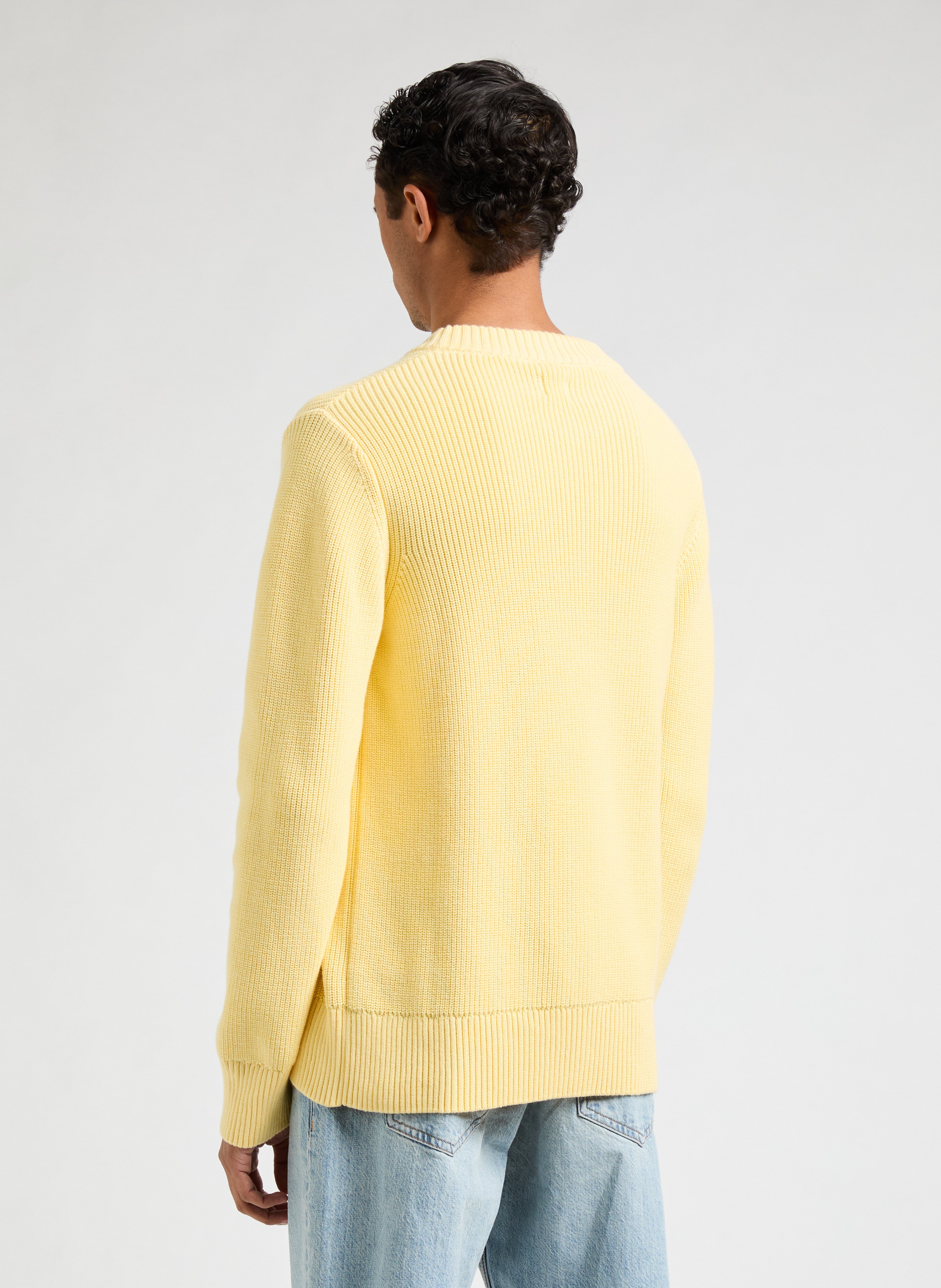 Pull en coton  Jaune