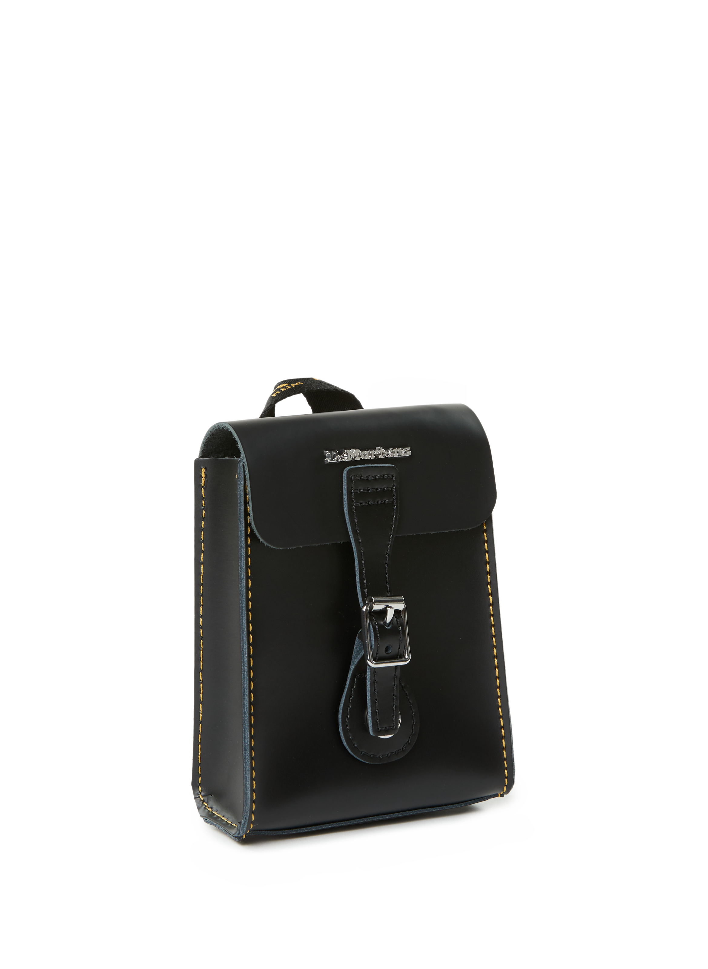 Mini sac à dos en cuir DR. MARTENS Noir