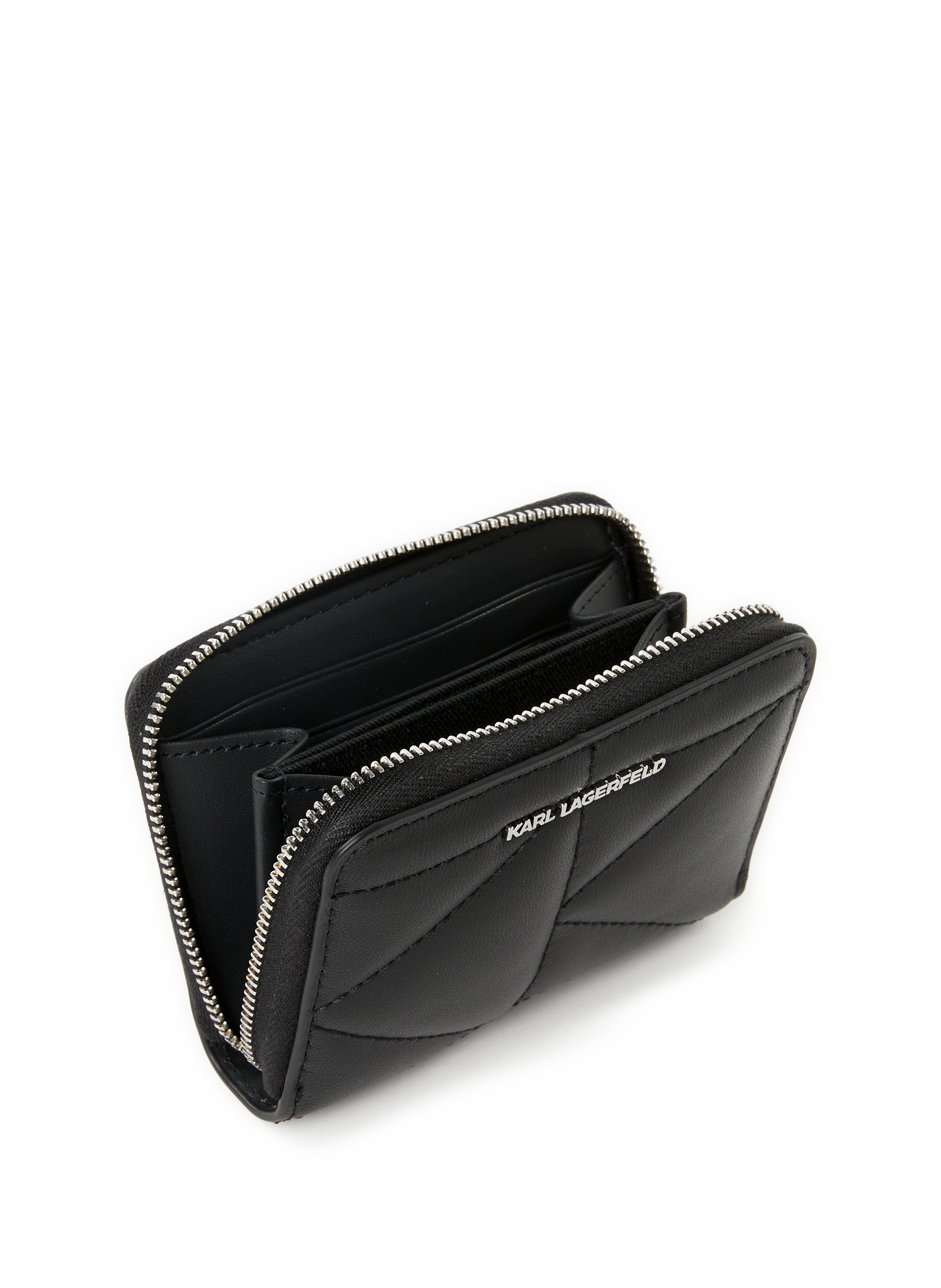 Portefeuille compact KARL LAGERFELD Noir
