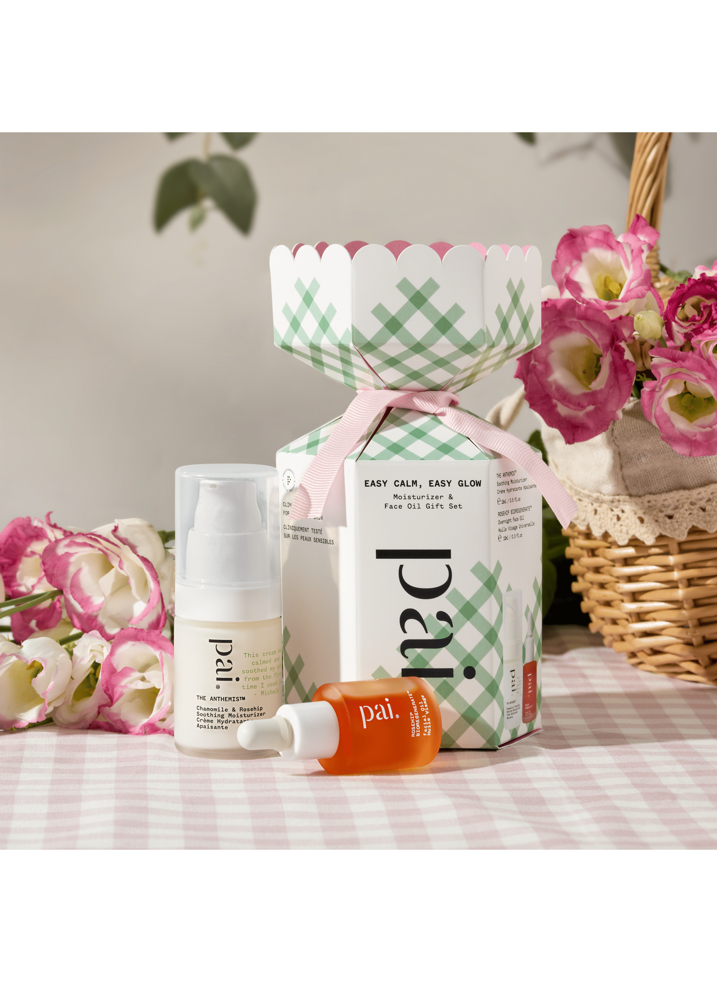 Easy Calm, Easy Glow - Gift Set Moisturizing Cream and Face Oil PAI No color