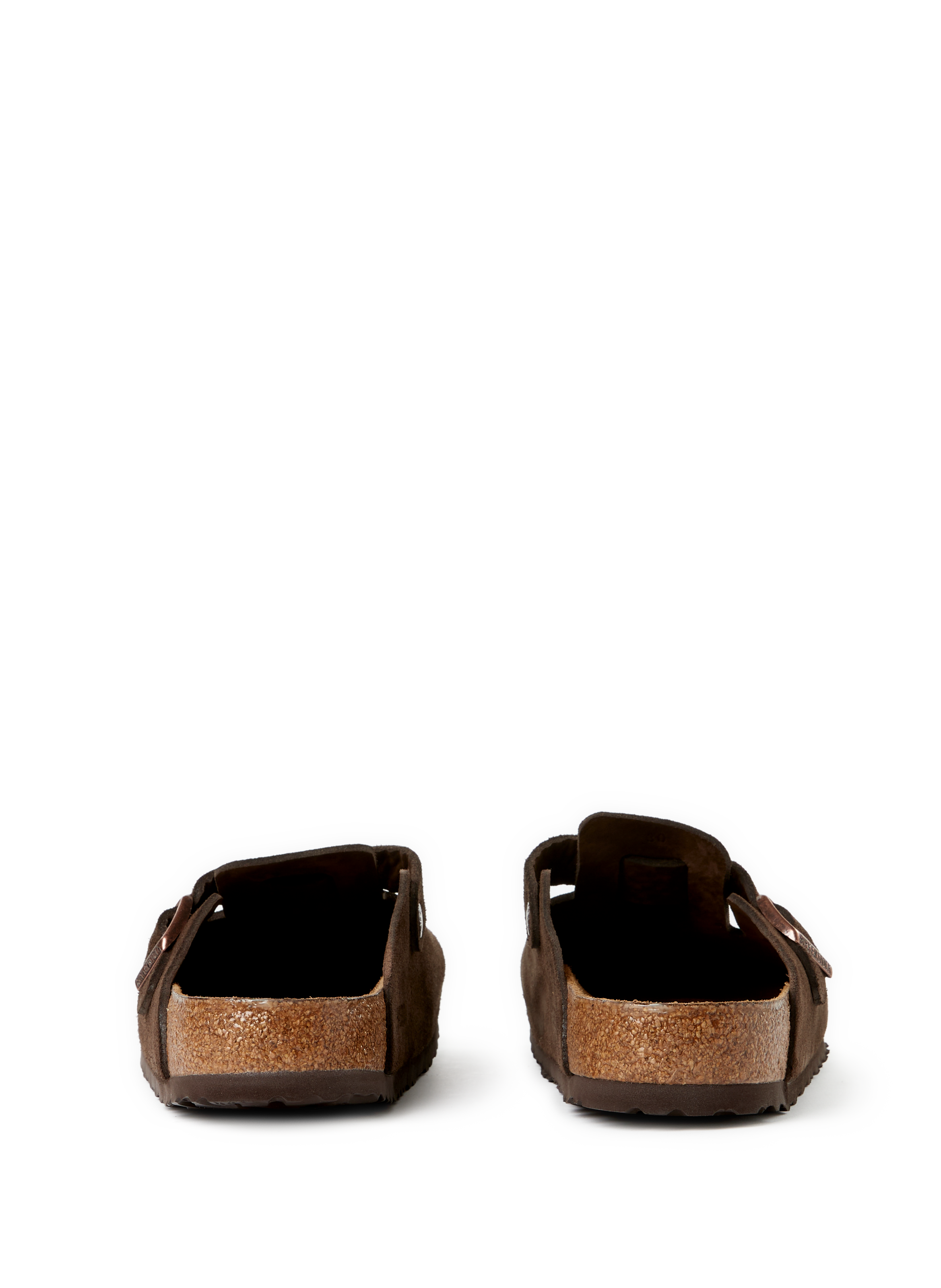 Boston BS suede leather mules BIRKENSTOCK Brown