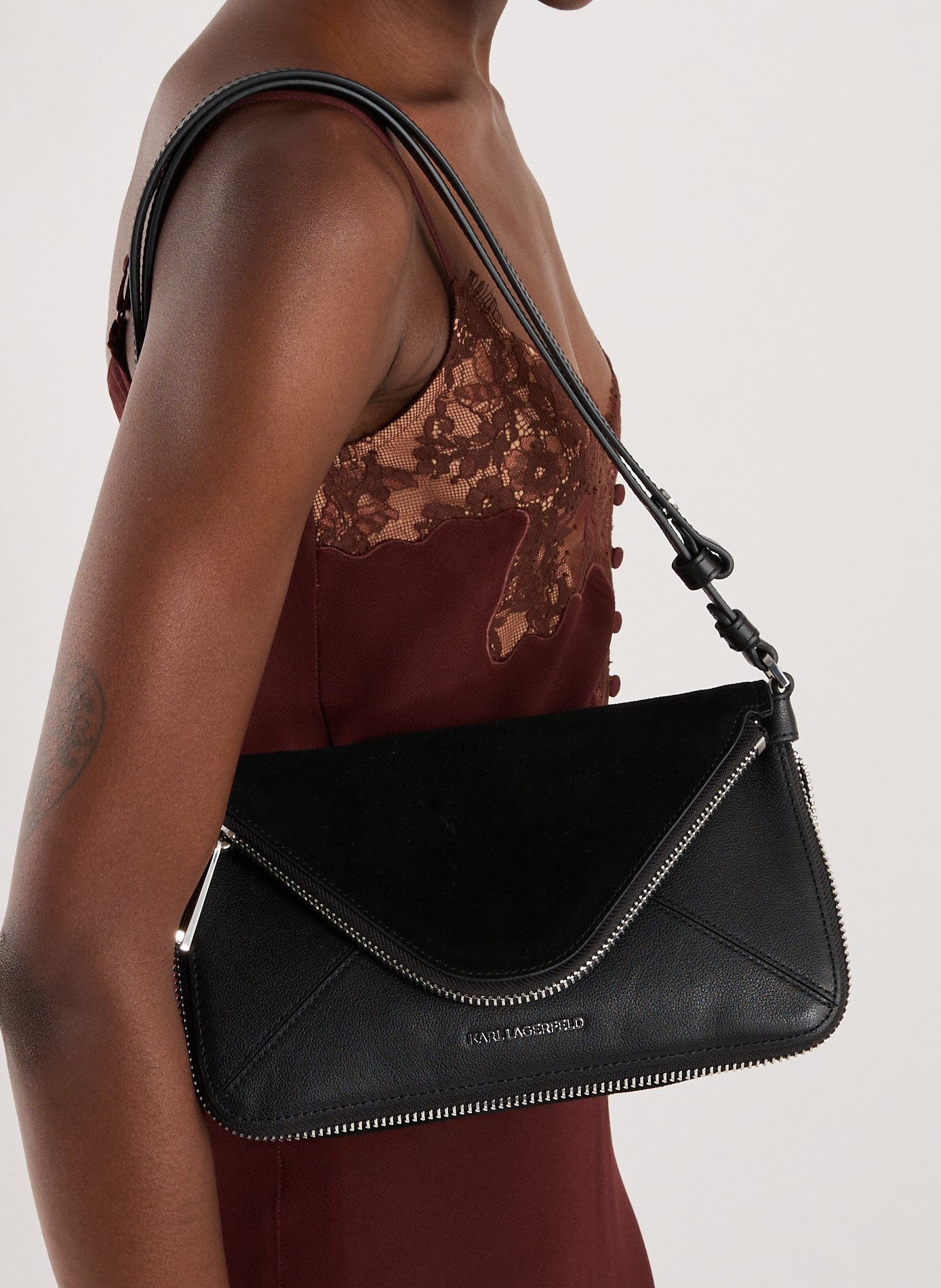 Sac à main K/Hardware  KARL LAGERFELD Noir