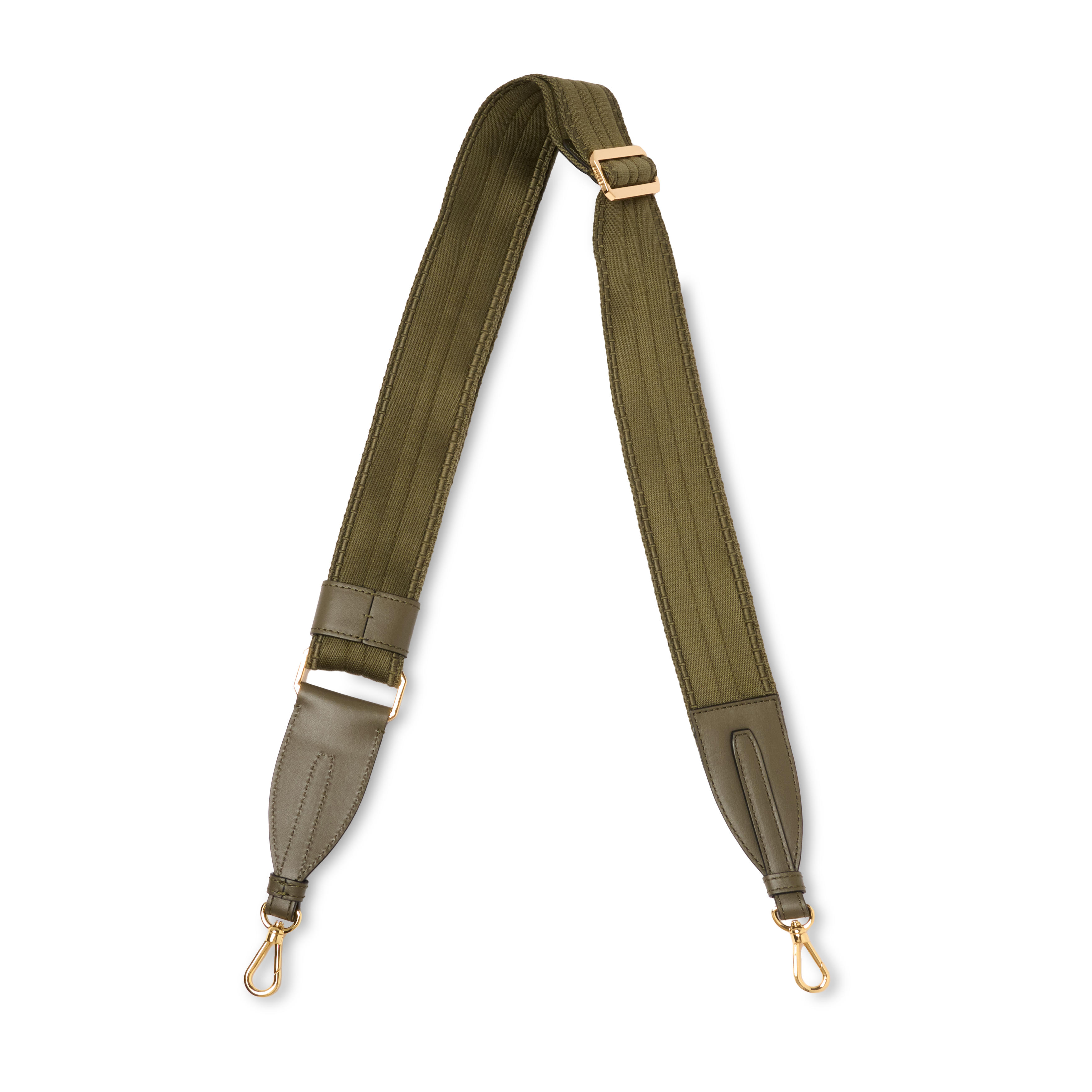 Bandoulière sangle ajustable bcbg de lancel en cuir  Kaki fonce