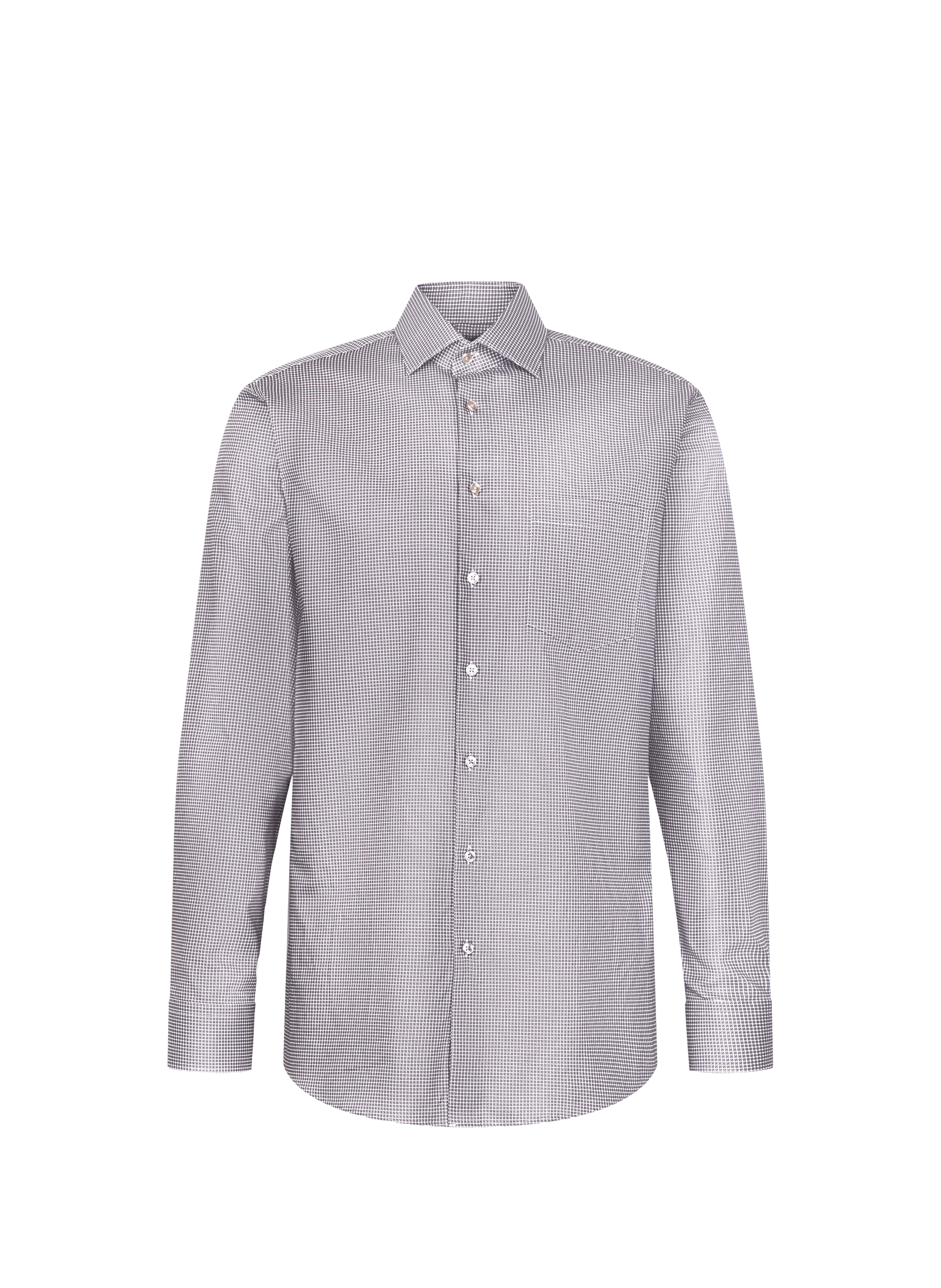 Chemise imprimée en coton SEIDENSTICKER Beige