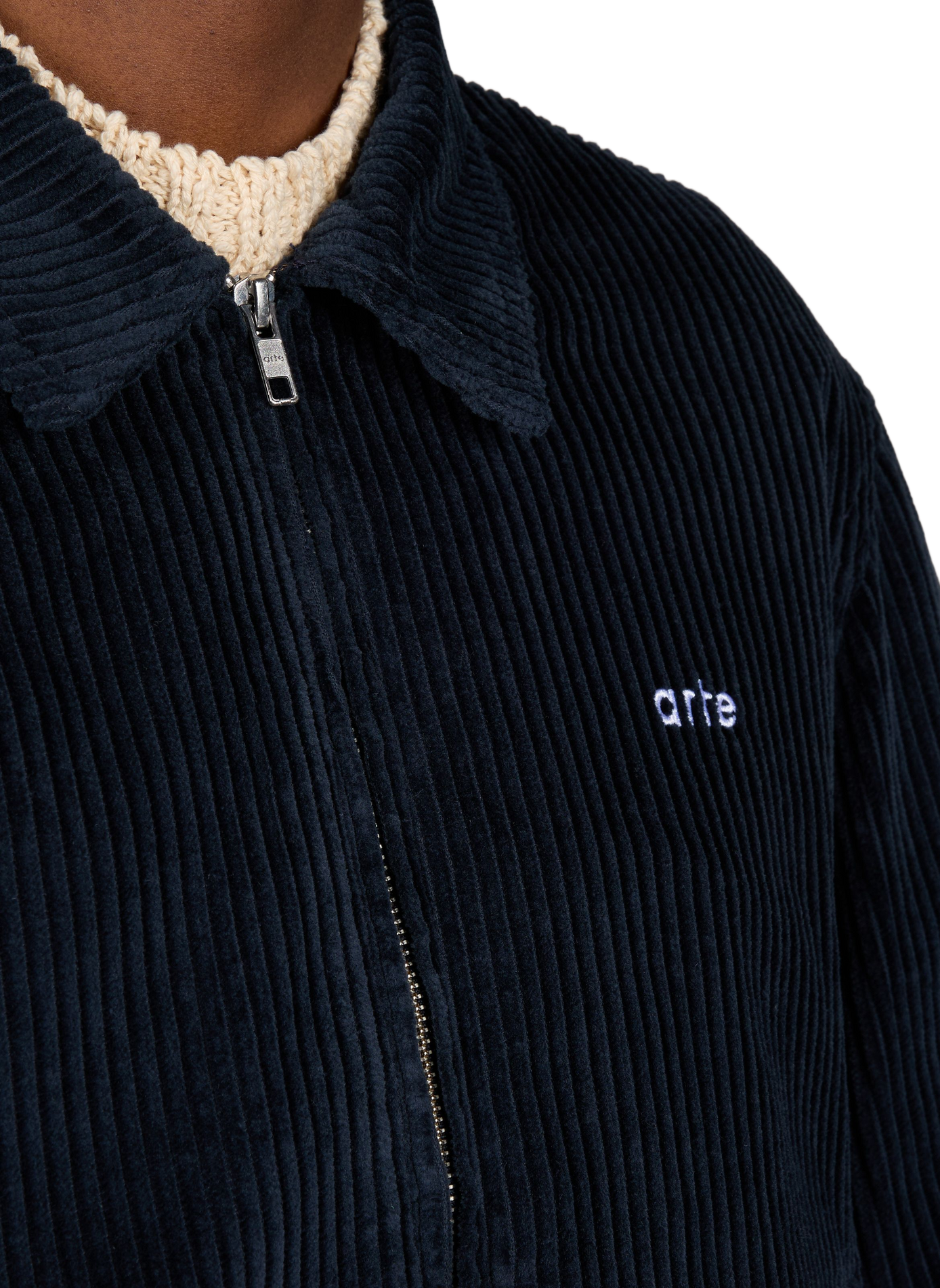 Corduroy cotton jacket ARTE ANTWERP Blue