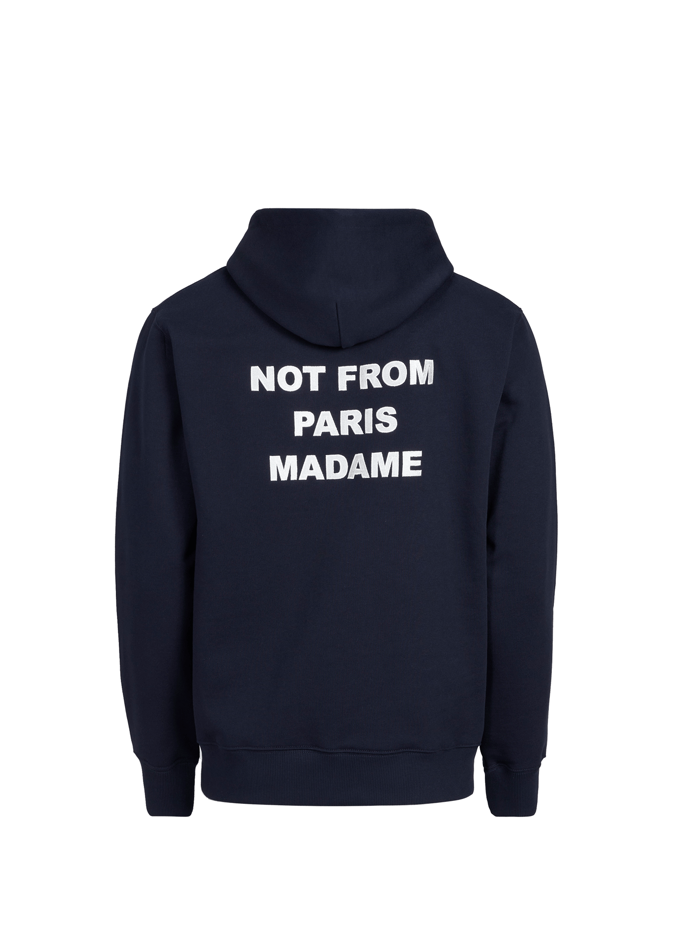 Cotton Hooded Sweatshirt DROLE DE MONSIEUR Blue