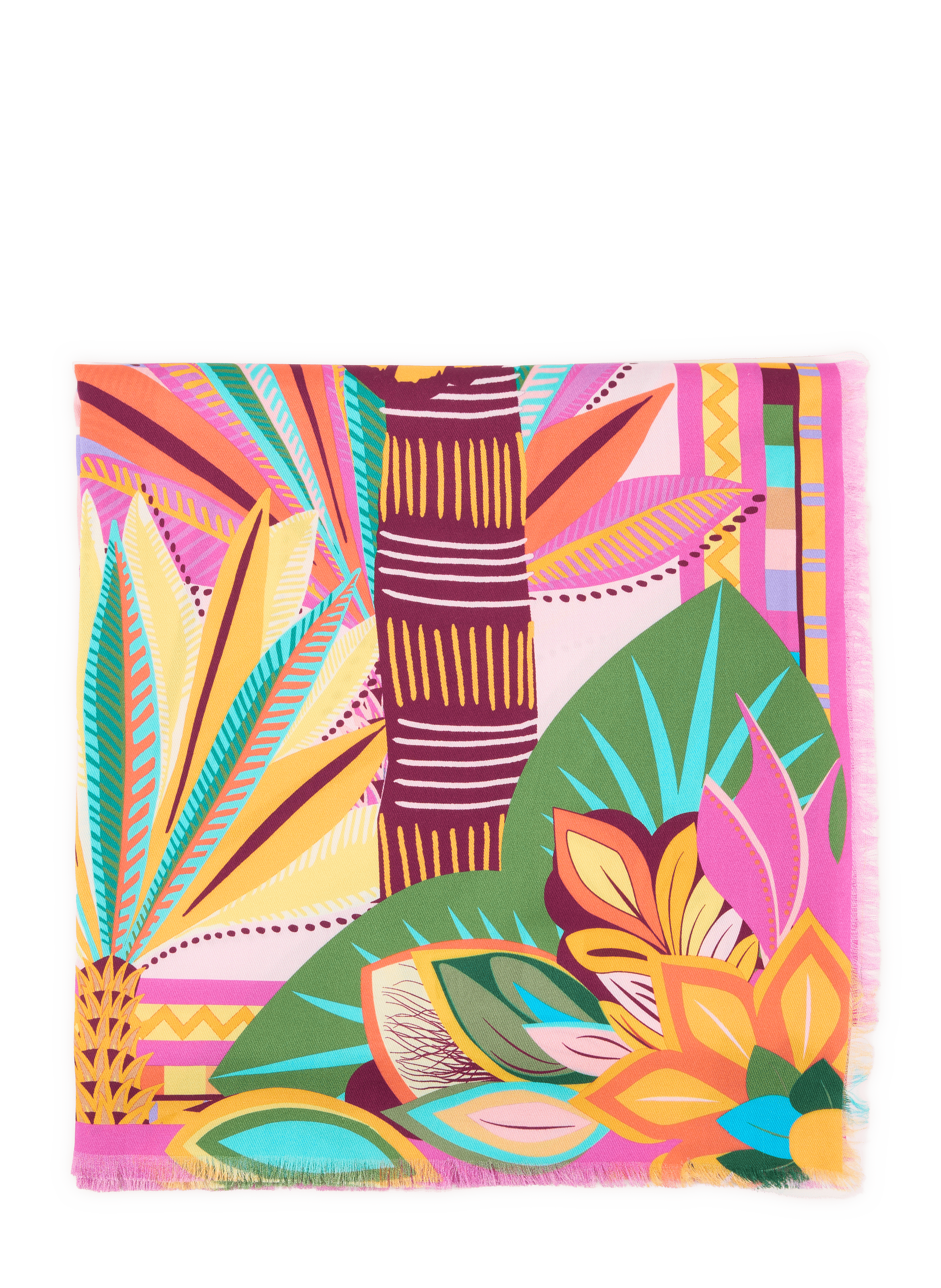 Foulard imprimé Hawaï WILD Rose