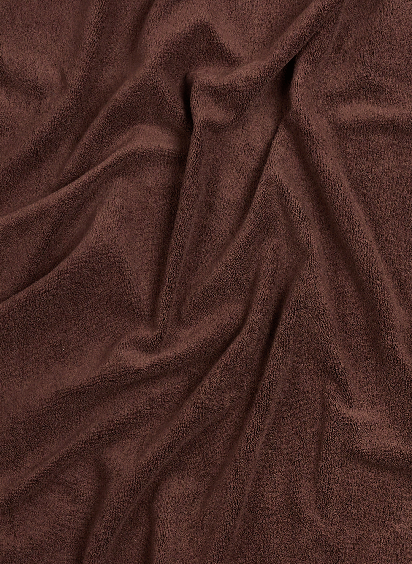 Serviette invité en coton biologique AU PRINTEMPS PARIS Marron