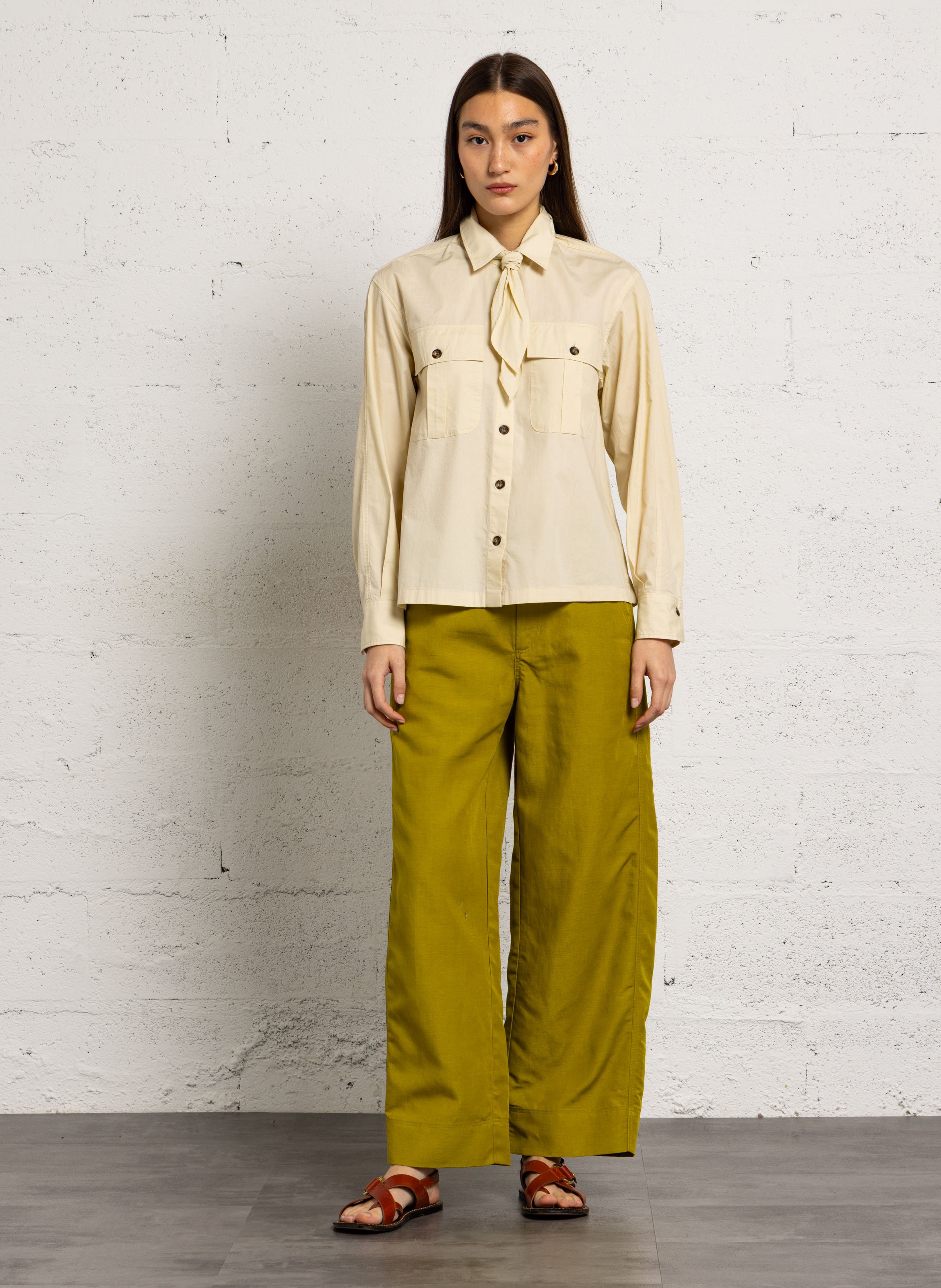 Pantalon large dario SOEUR Vert