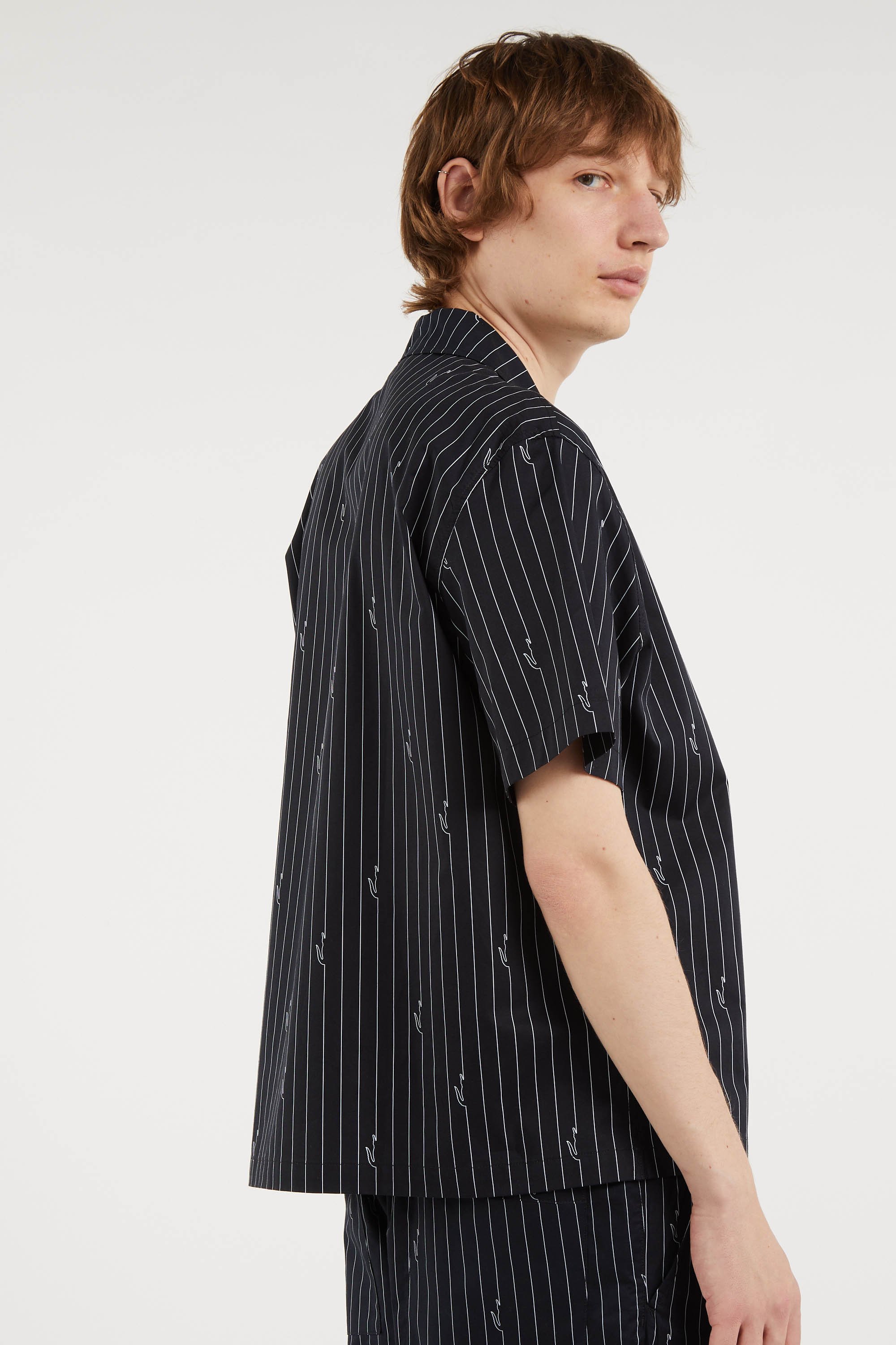 Chemise chemise casual manches co LACOSTE Bleu