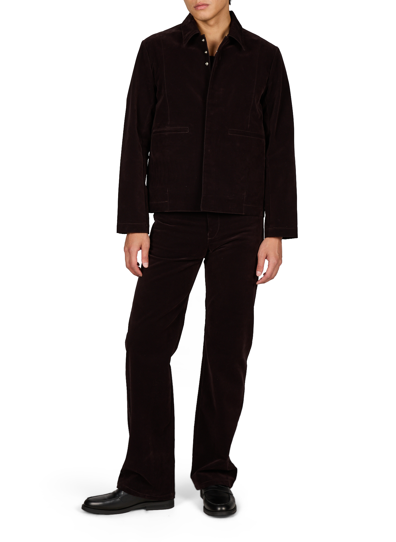 Samt-Blazer OMAR AFRIDI Violett