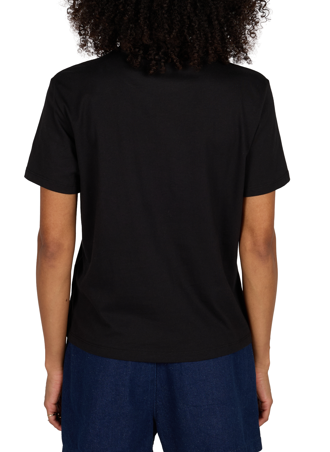 T-Shirt mit Logo aus Baumwolle CALVIN KLEIN Schwarz